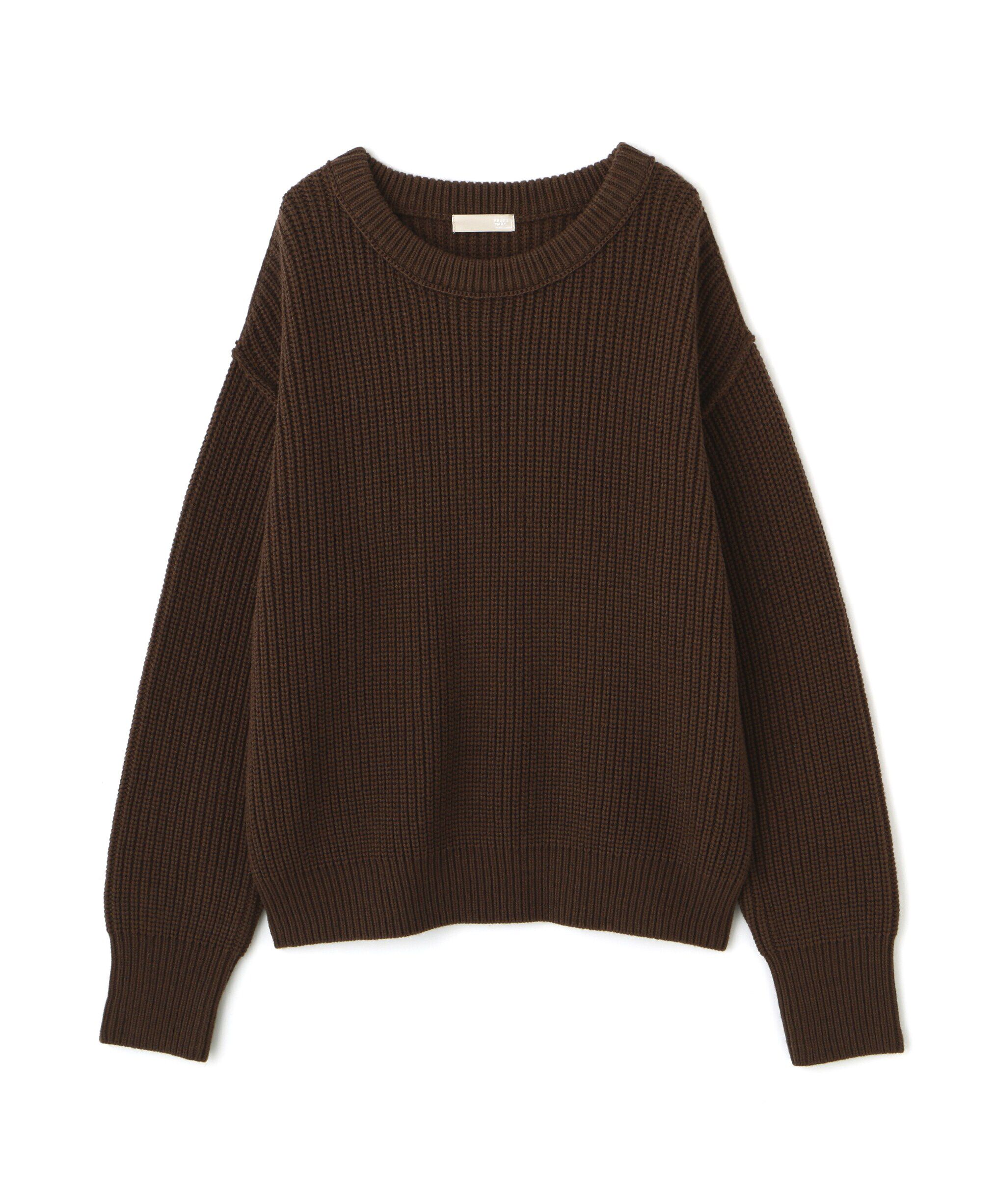  「畦チュニック丈ニット」|ニット・セーター|