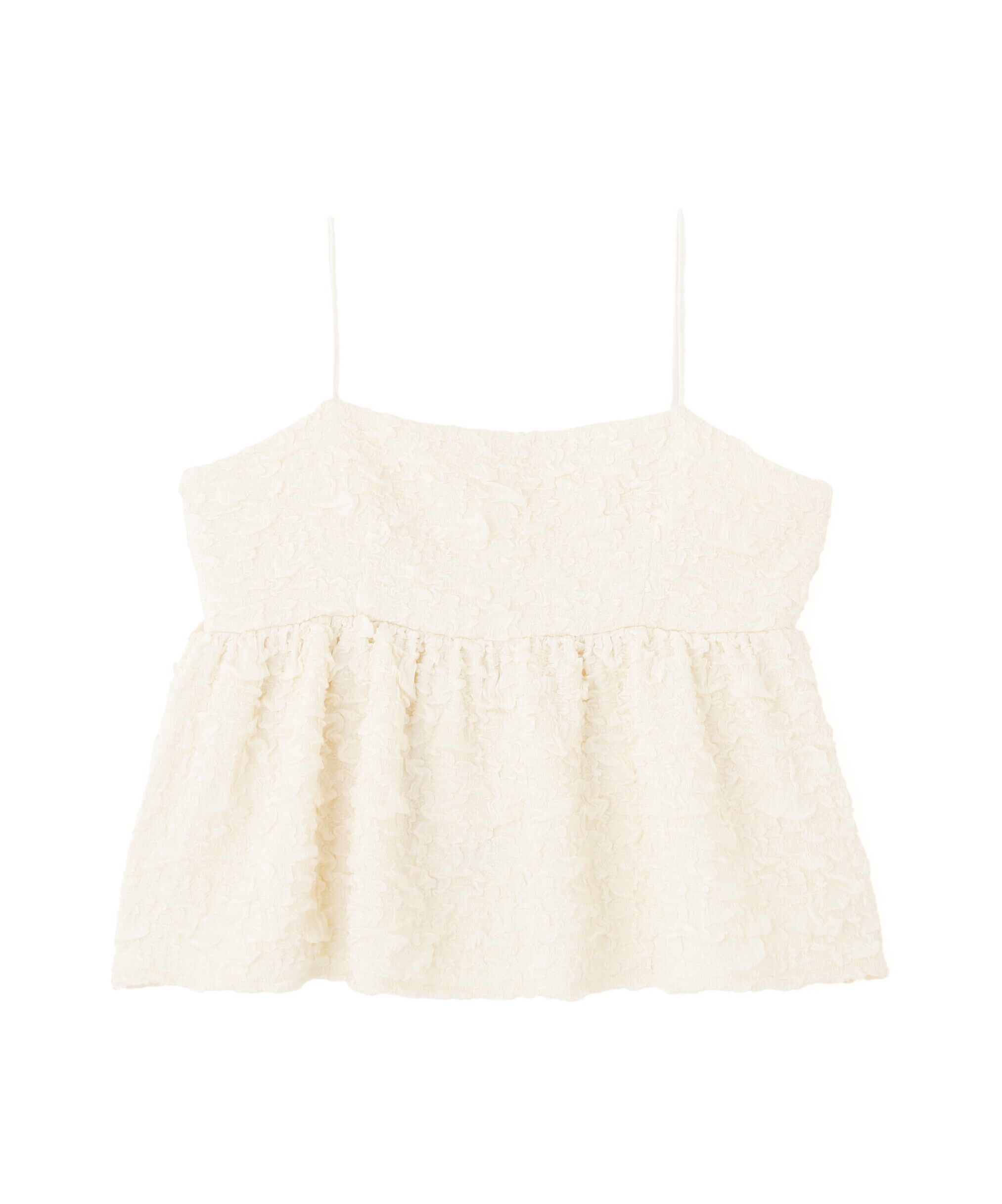  「ぽこぽこジャガードキャミソールビスチェ」|シャツ・ブラウス|