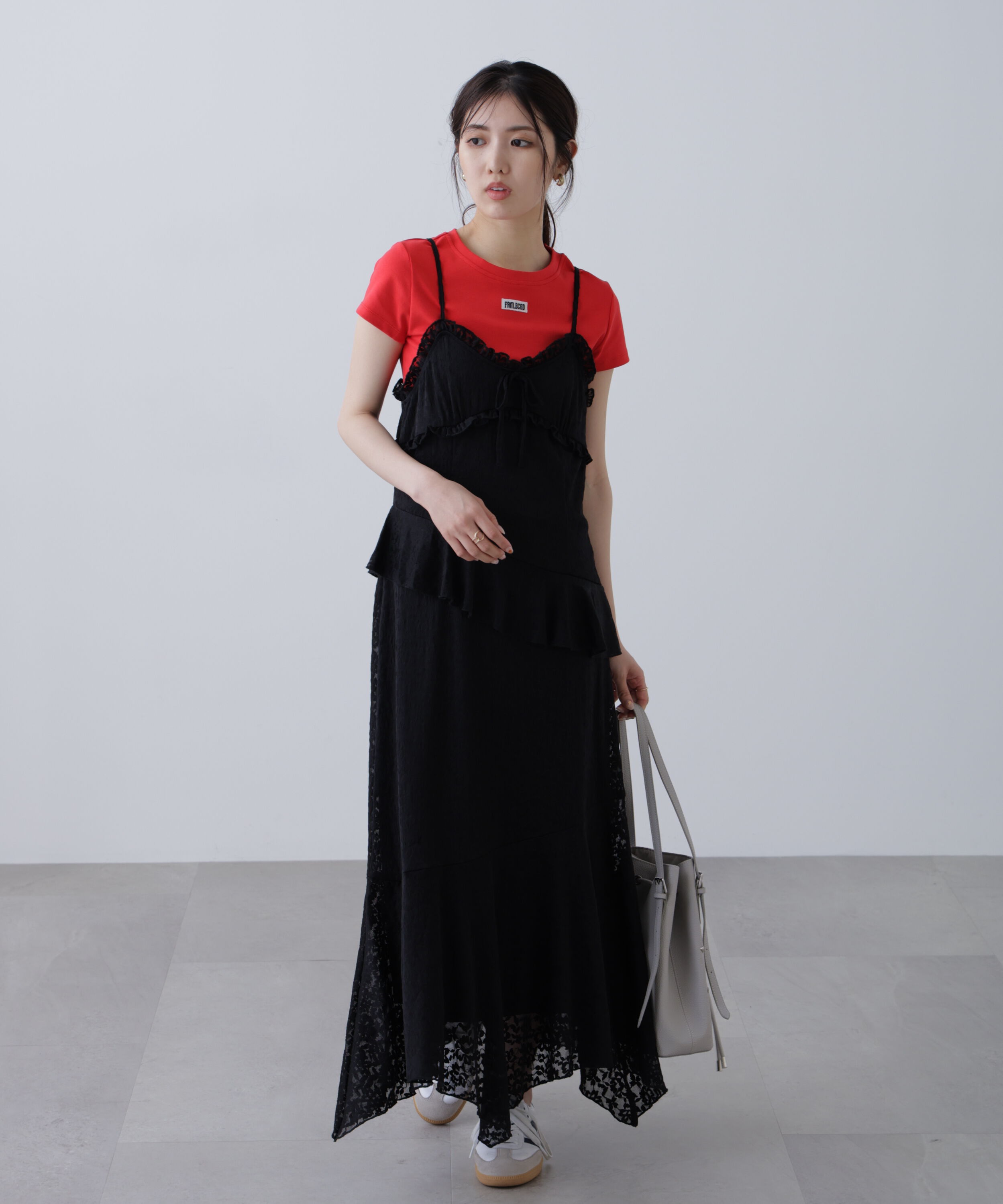  「イレヘムレースキャミワンピース」|ワンピース|