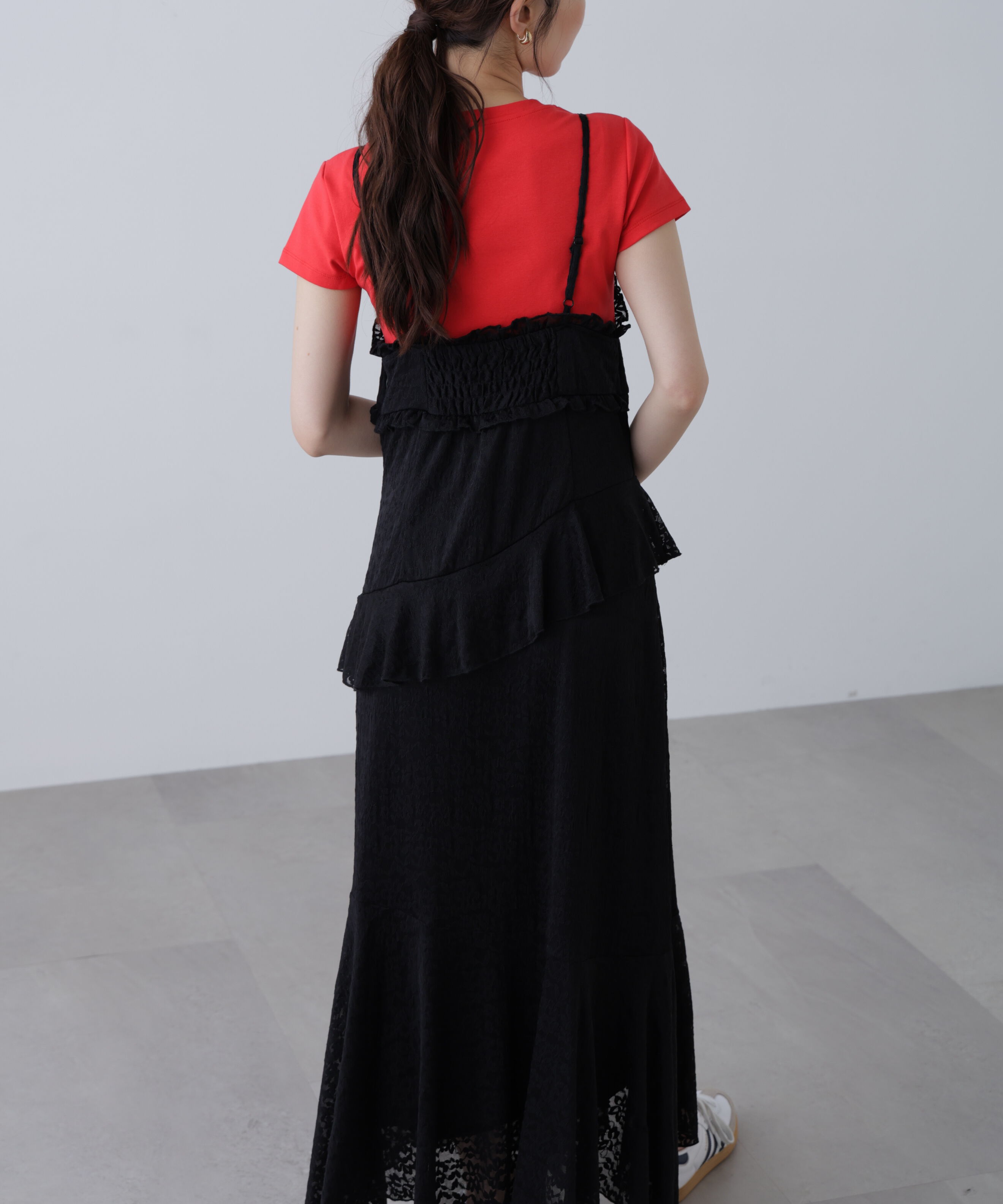  「イレヘムレースキャミワンピース」|ワンピース|