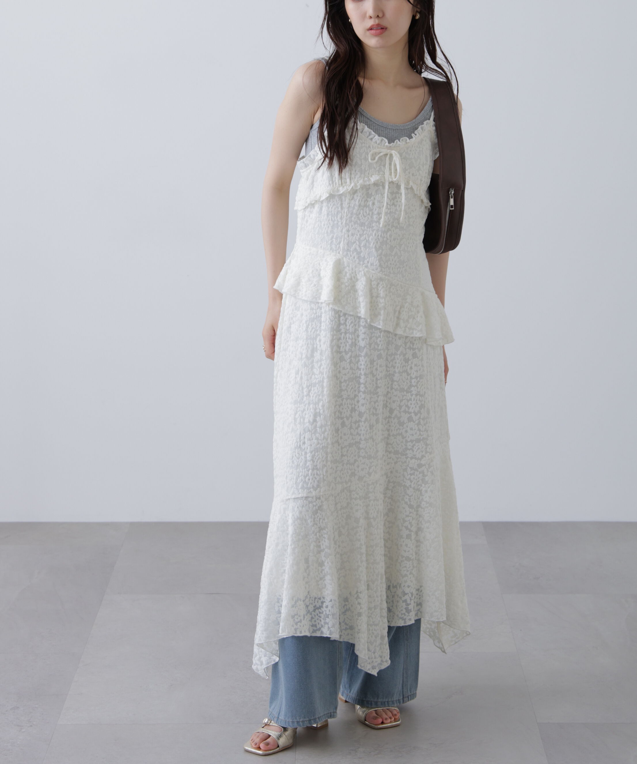  「イレヘムレースキャミワンピース」|ワンピース|