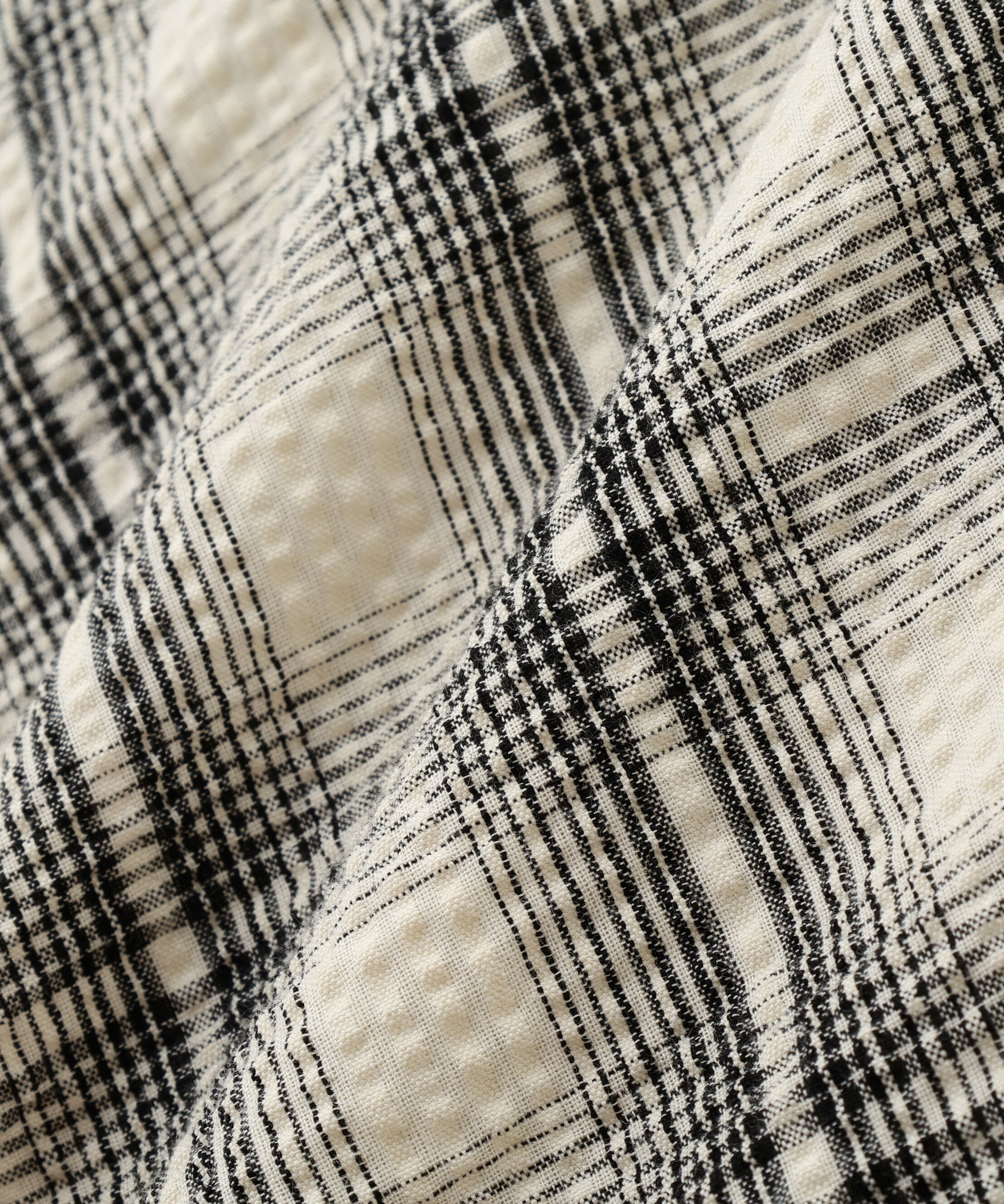  「シャーリングドロストリボンチェックミニワンピース」|ワンピース|