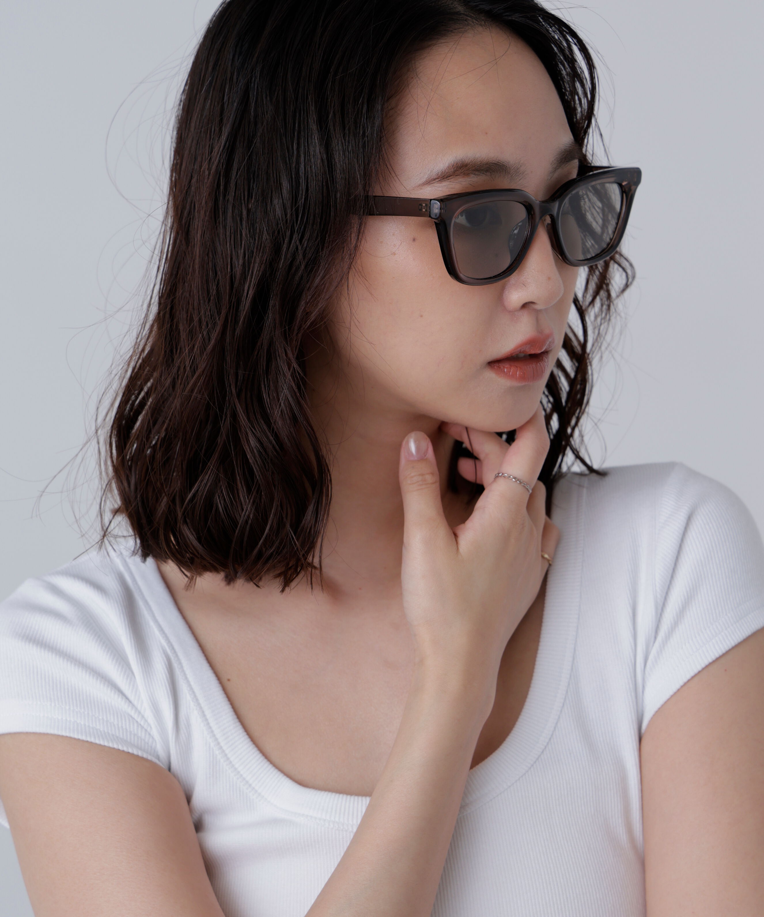  「スクエアサングラス」|ハンカチ|