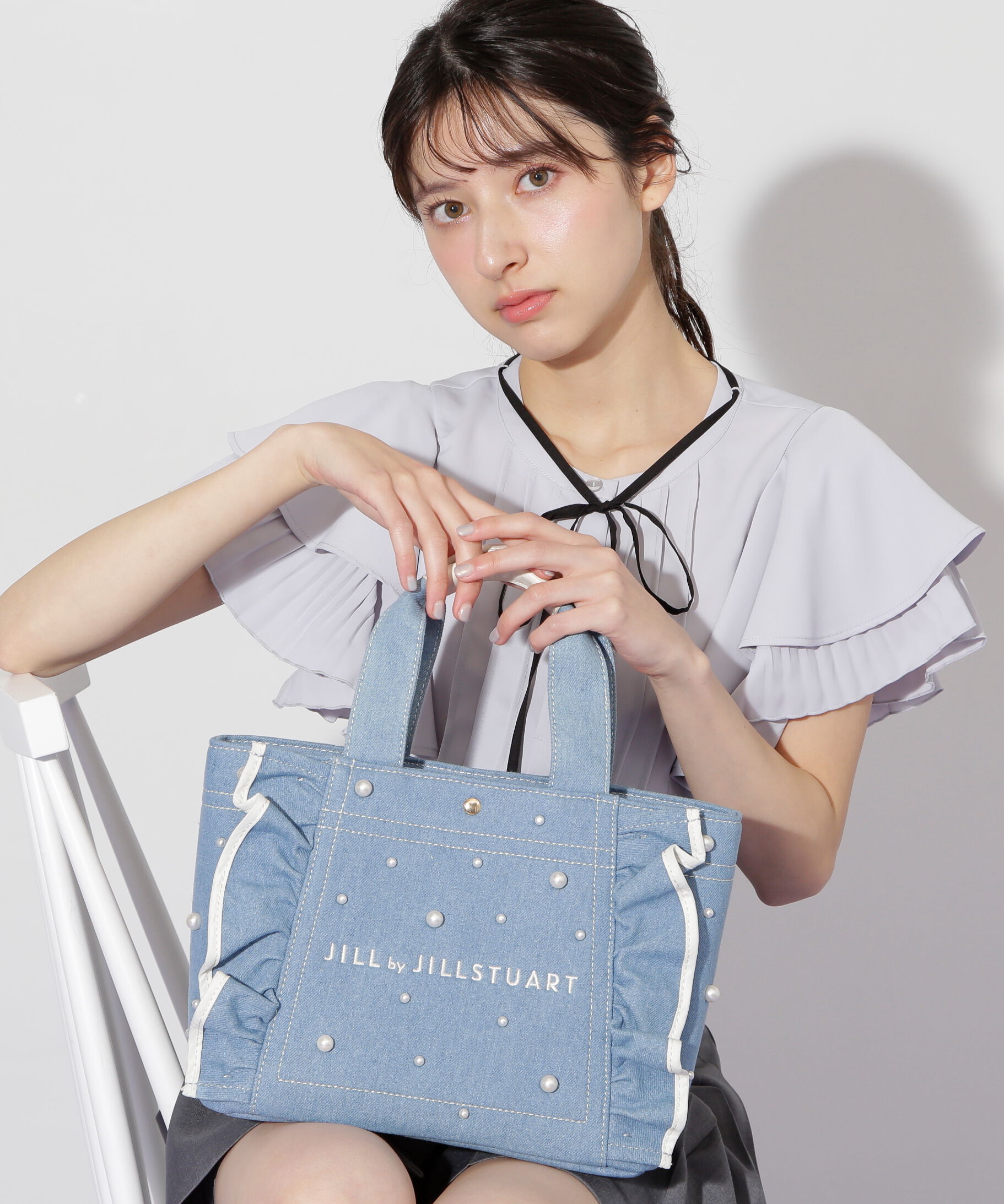  「3Dパールフリルトートバッグ」|その他|