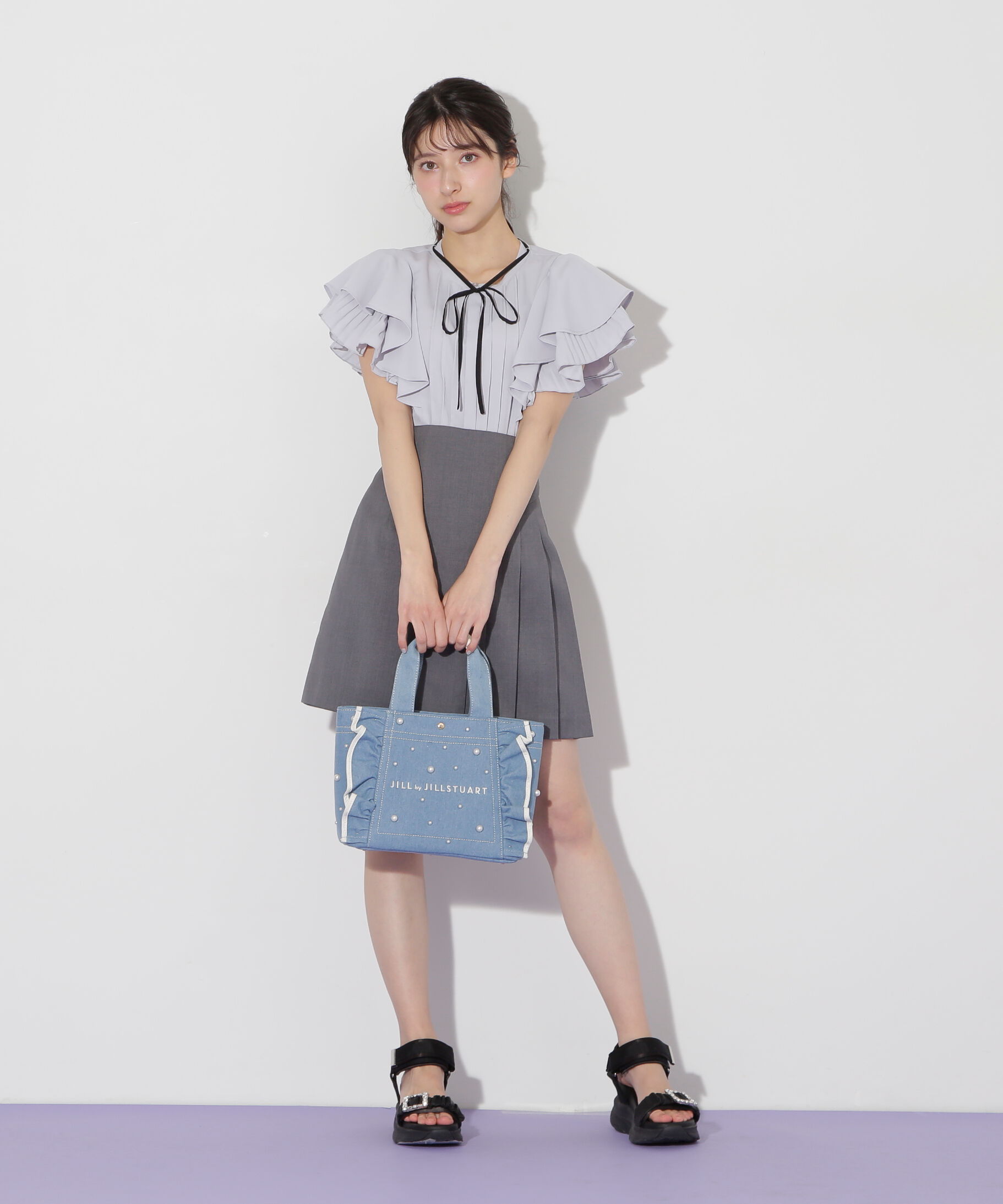  「3Dパールフリルトートバッグ」|その他|