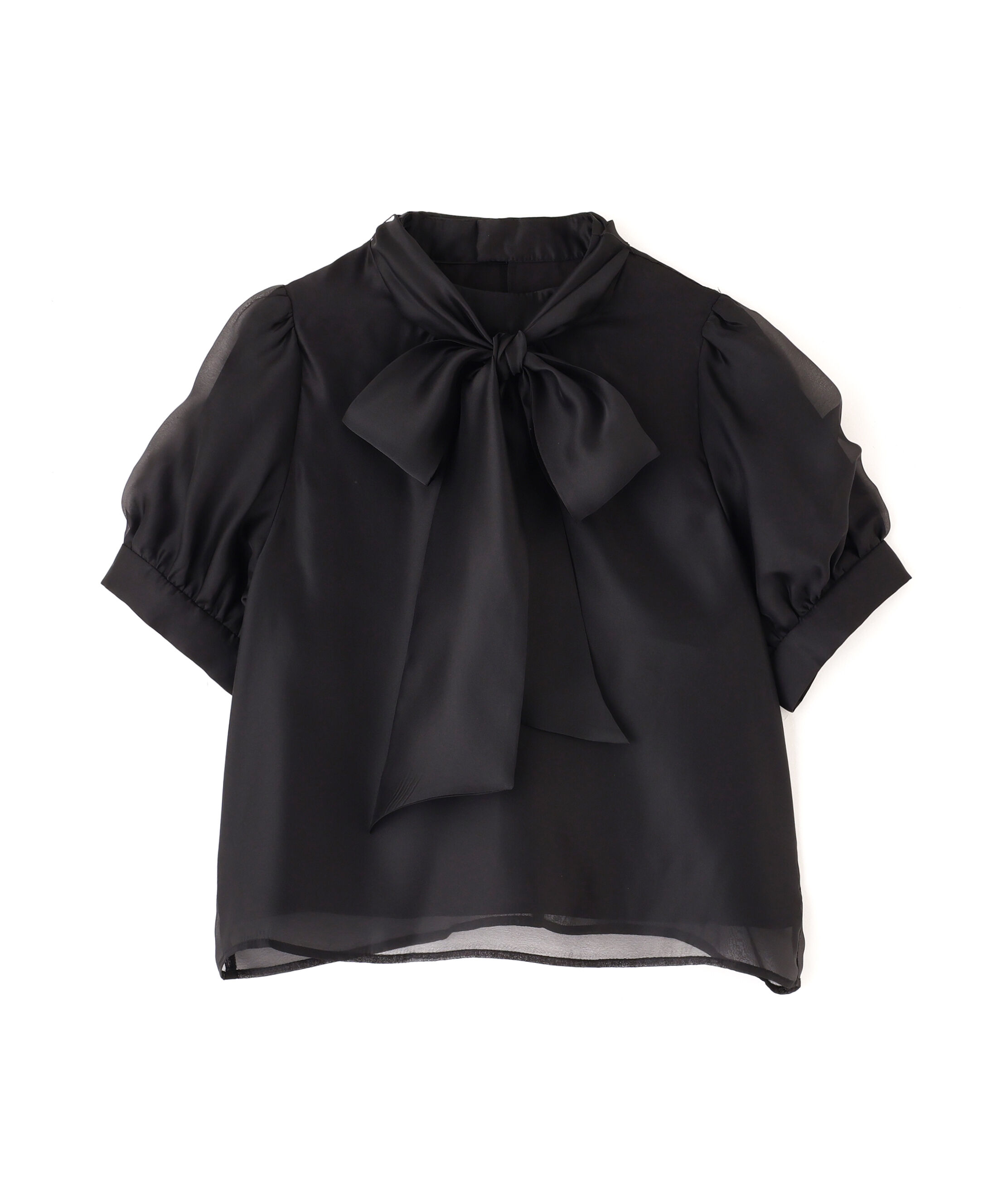  「バルーンスリーブボウタイブラウス」|シャツ・ブラウス|