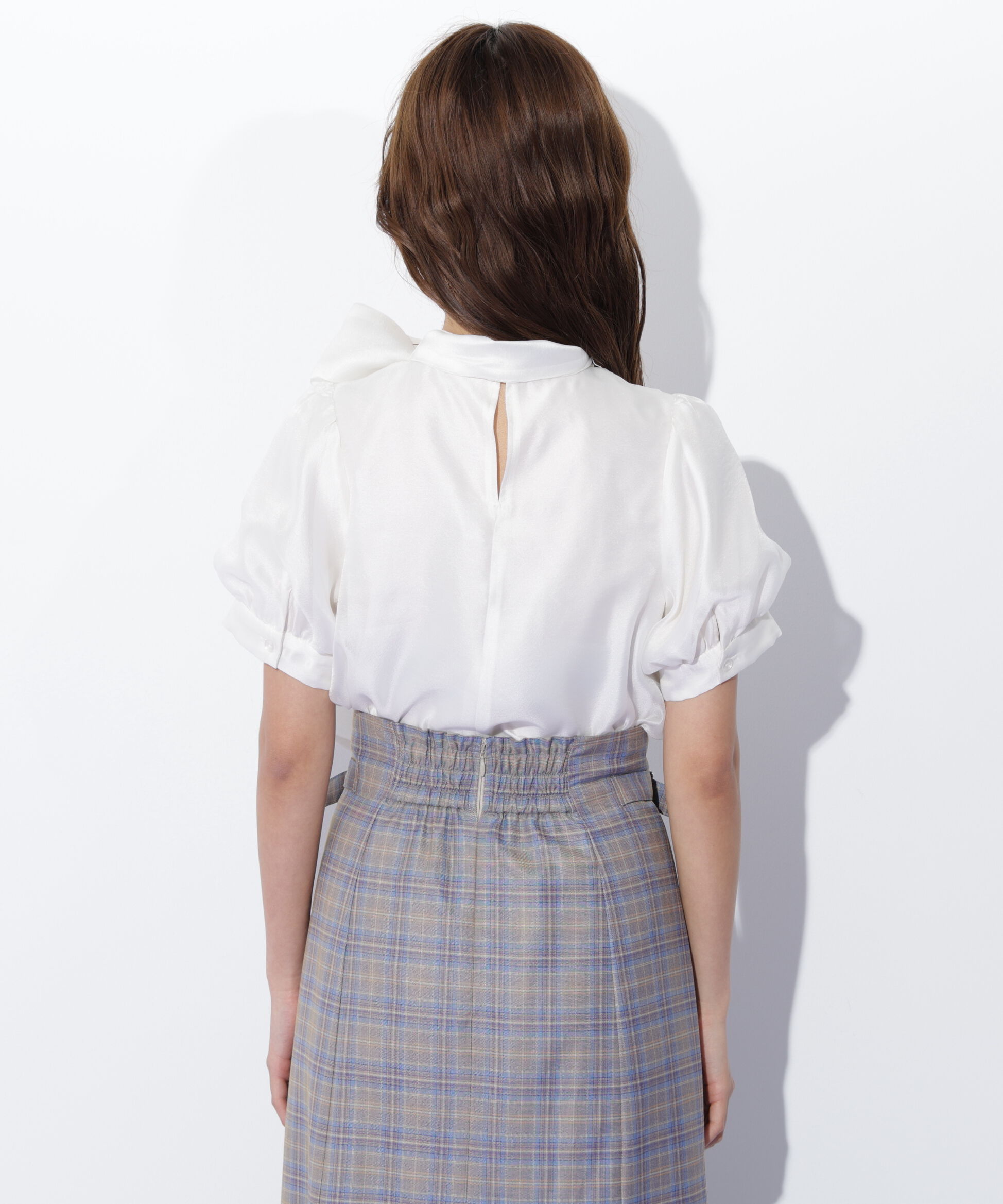  「バルーンスリーブボウタイブラウス」|シャツ・ブラウス|