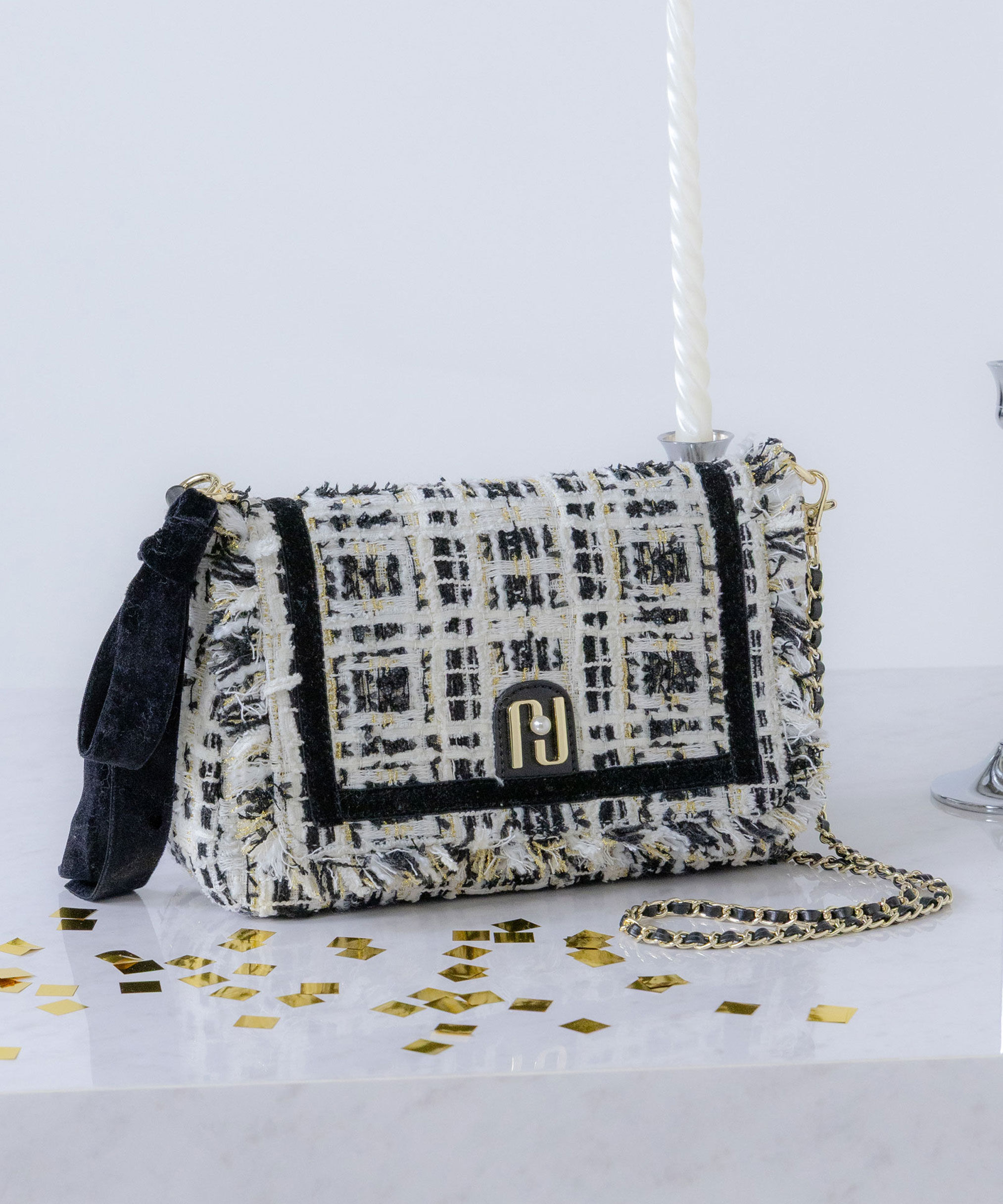  「ツイードフラップバッグ」|その他|