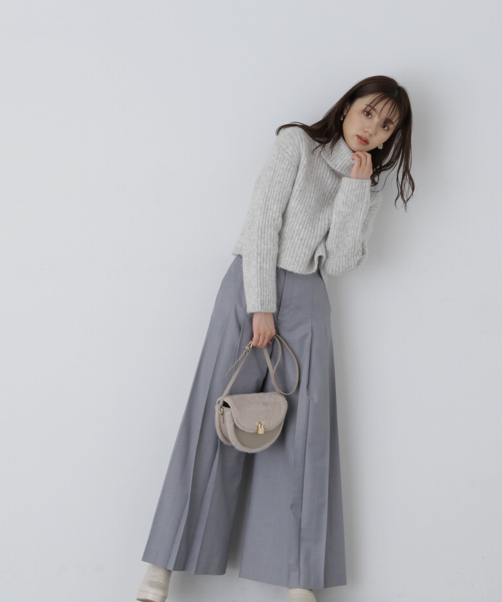 PROPORTION BODY DRESSING「サイドプリーツワイドパンツ」|その他|