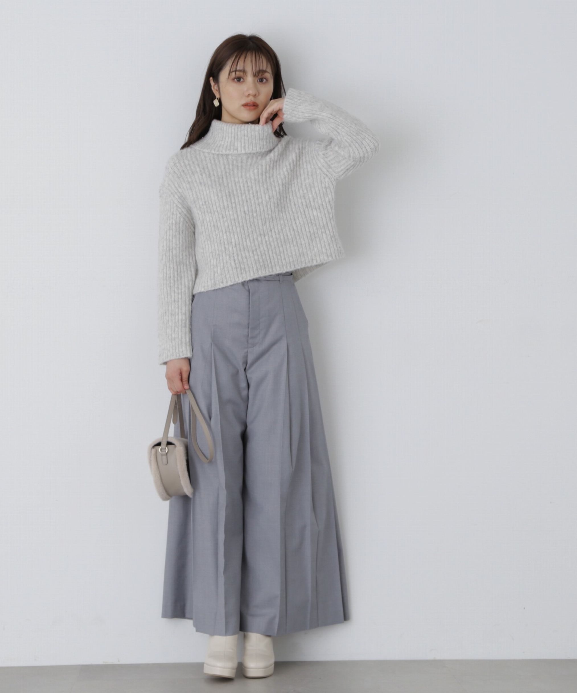 PROPORTION BODY DRESSING「サイドプリーツワイドパンツ」|その他|