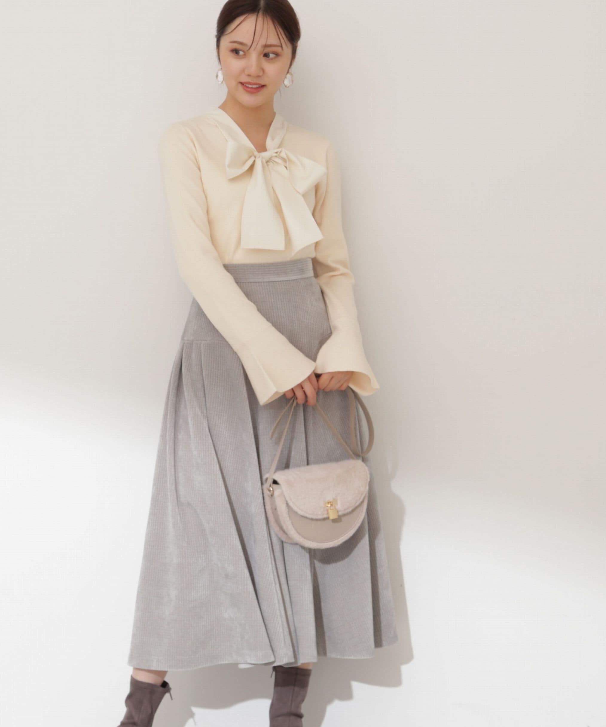 PROPORTION BODY DRESSING「サイド切替フレアスカート」|スカート|