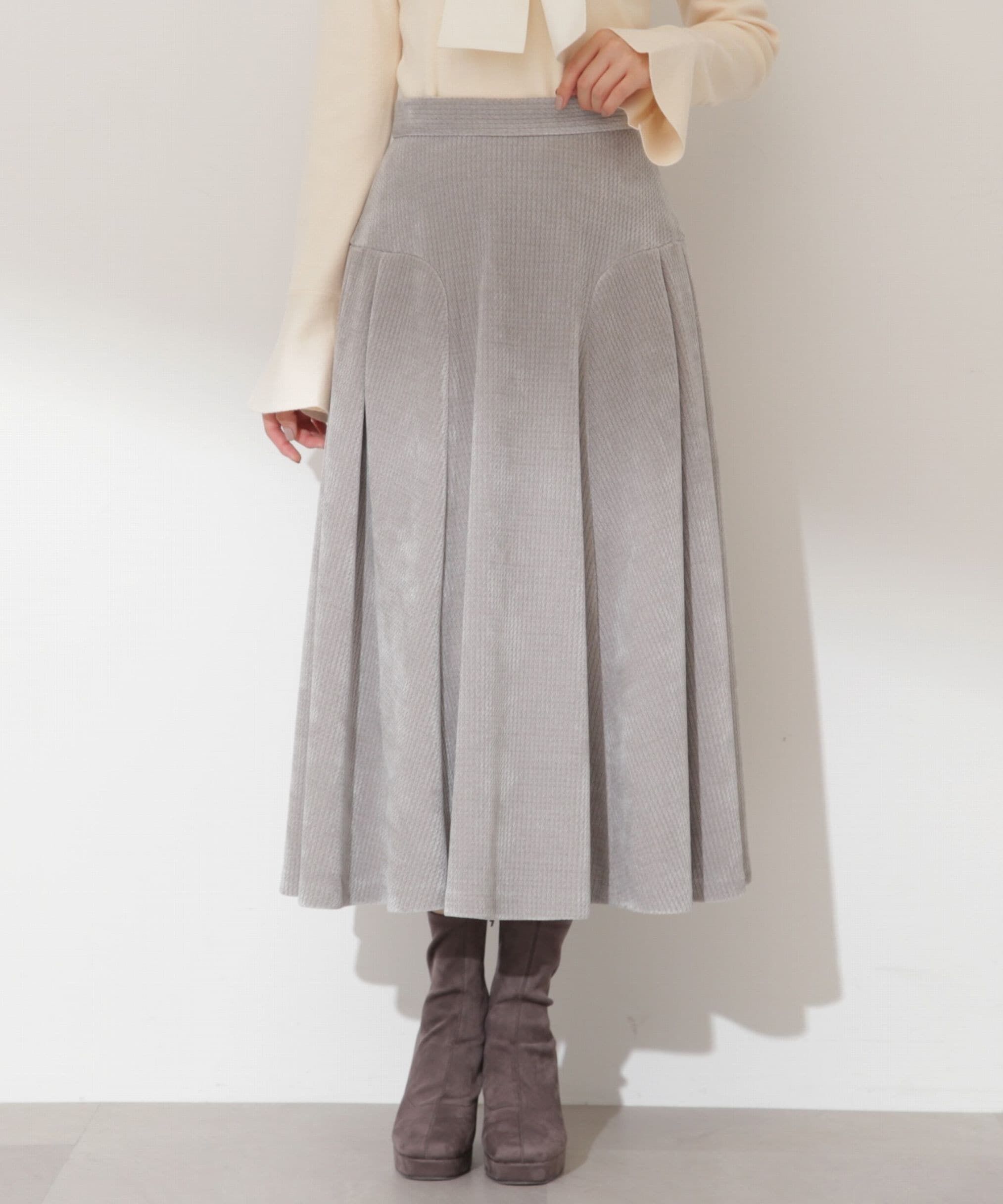 PROPORTION BODY DRESSING「サイド切替フレアスカート」|スカート|