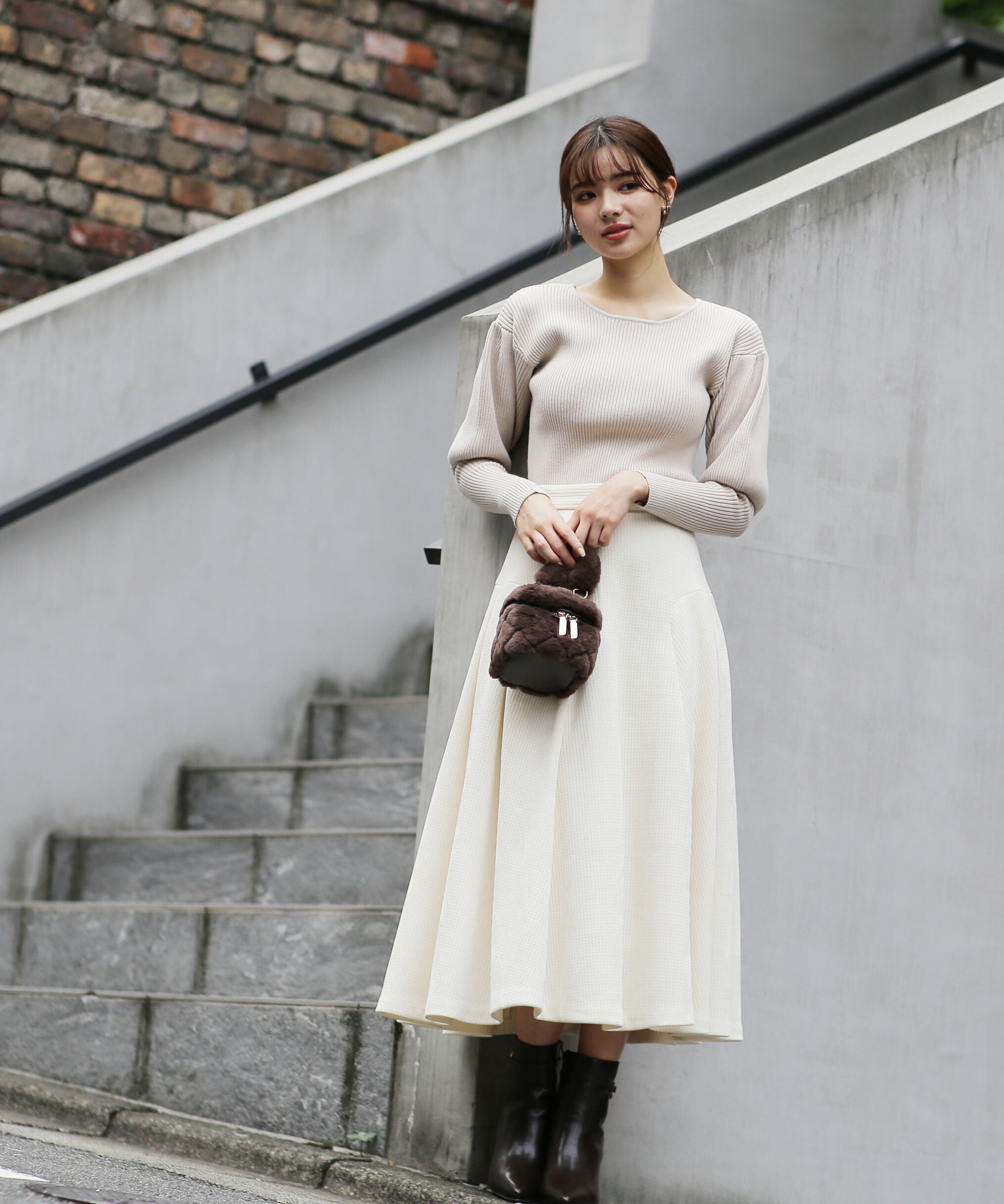 PROPORTION BODY DRESSING「サイド切替フレアスカート」|スカート|