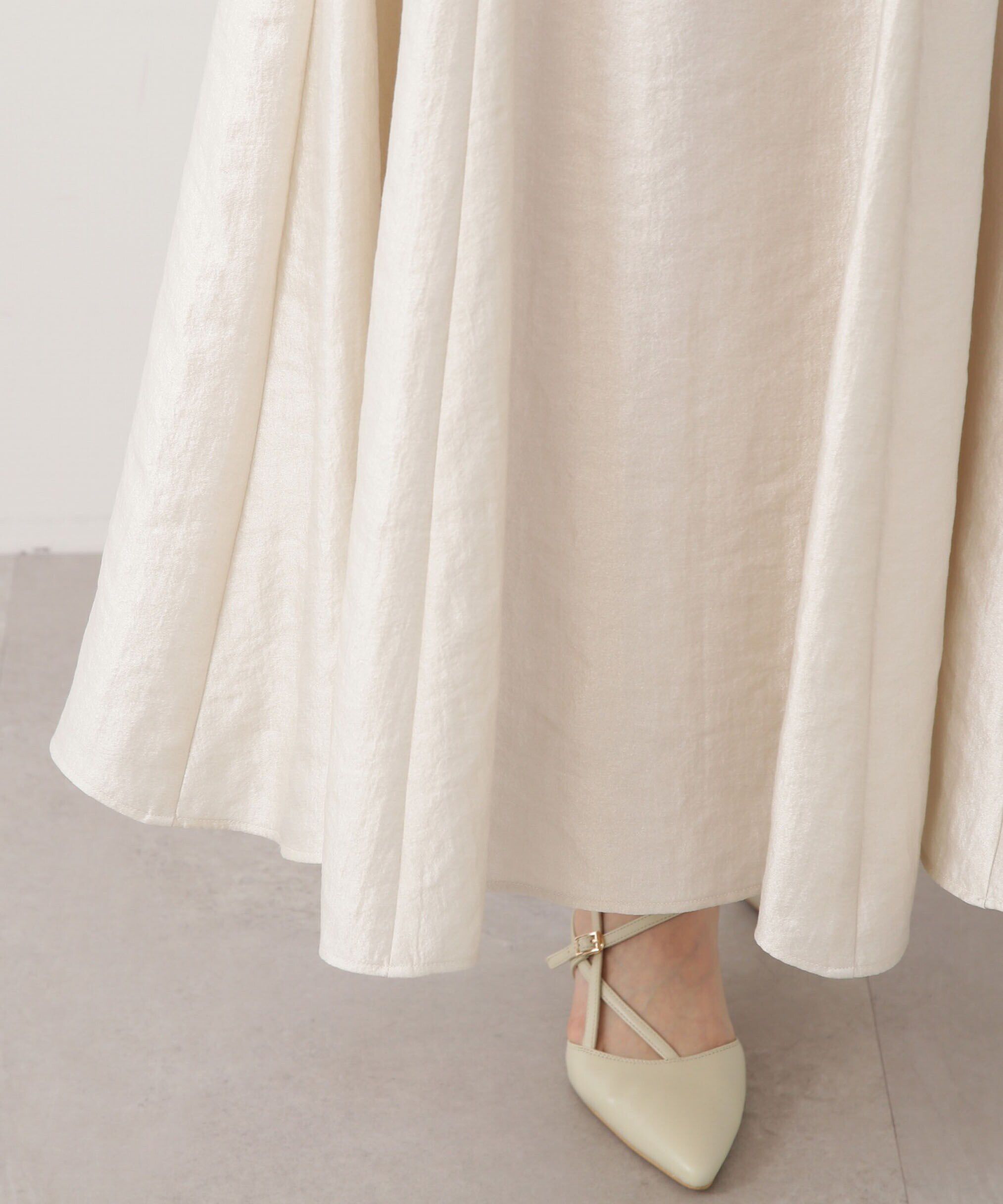 PROPORTION BODY DRESSING「サイドマチフレアスカート」|スカート|