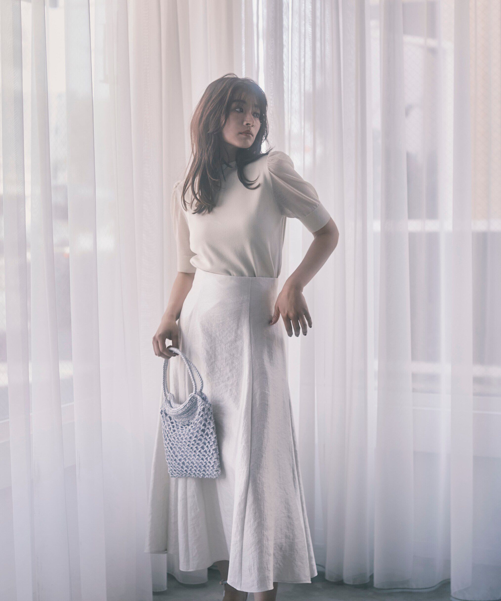 PROPORTION BODY DRESSING「サイドマチフレアスカート」|スカート|