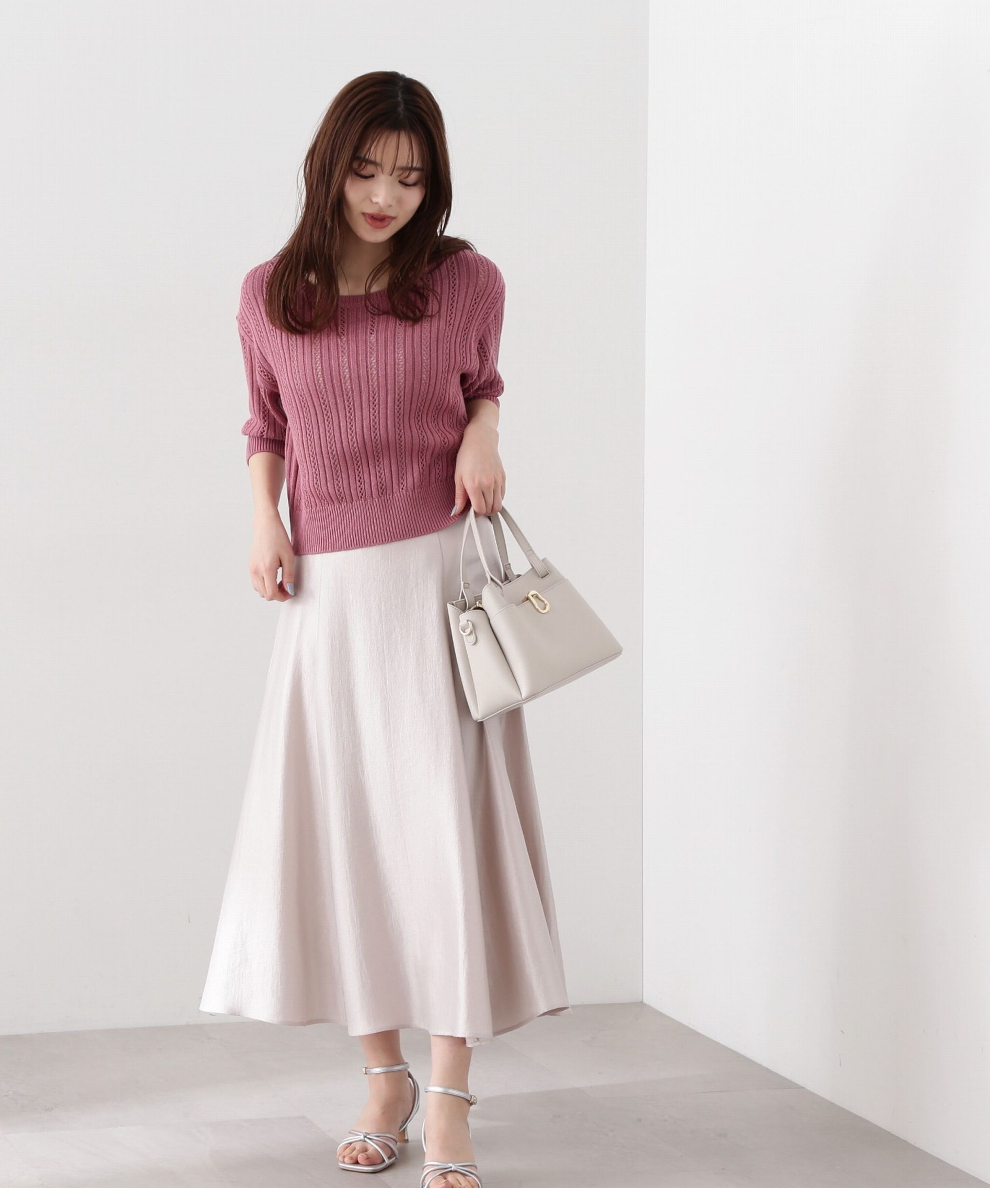 PROPORTION BODY DRESSING「サイドマチフレアスカート」|スカート|