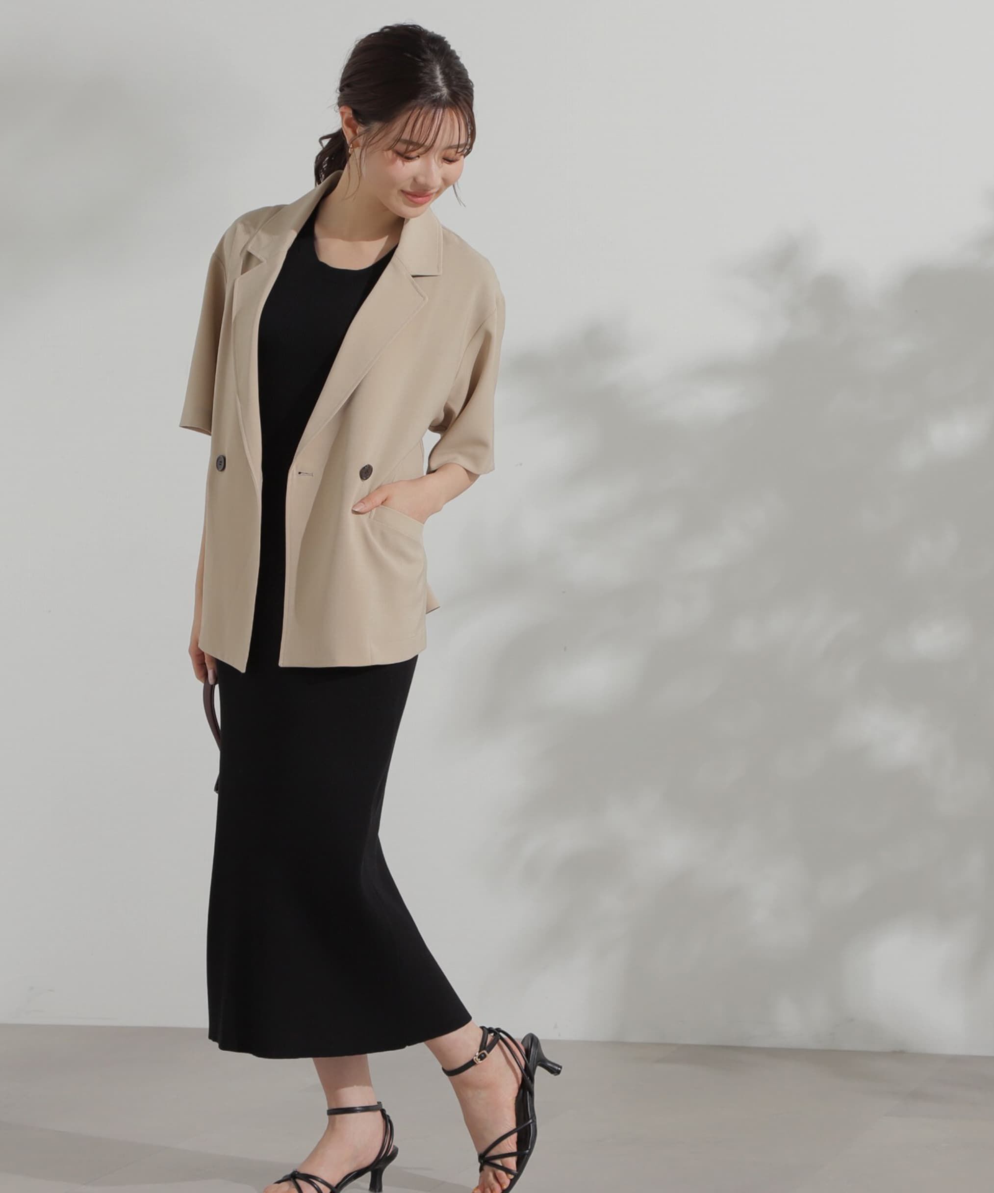 PROPORTION BODY DRESSING「ハーフスリーブテーラードジャケット」|その他|