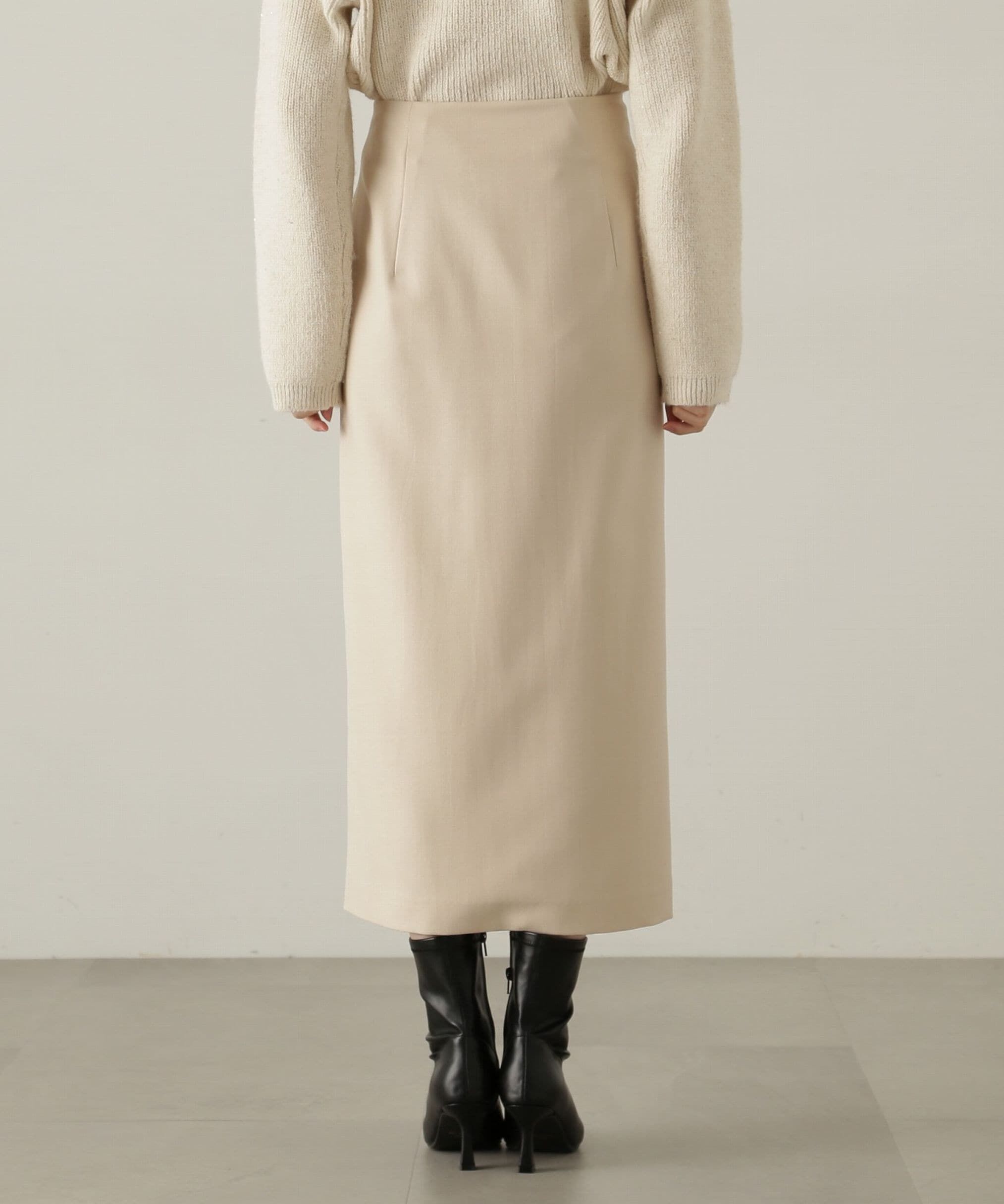 PROPORTION BODY DRESSING「フロントファスナーナロースカート　24AW」|スカート|