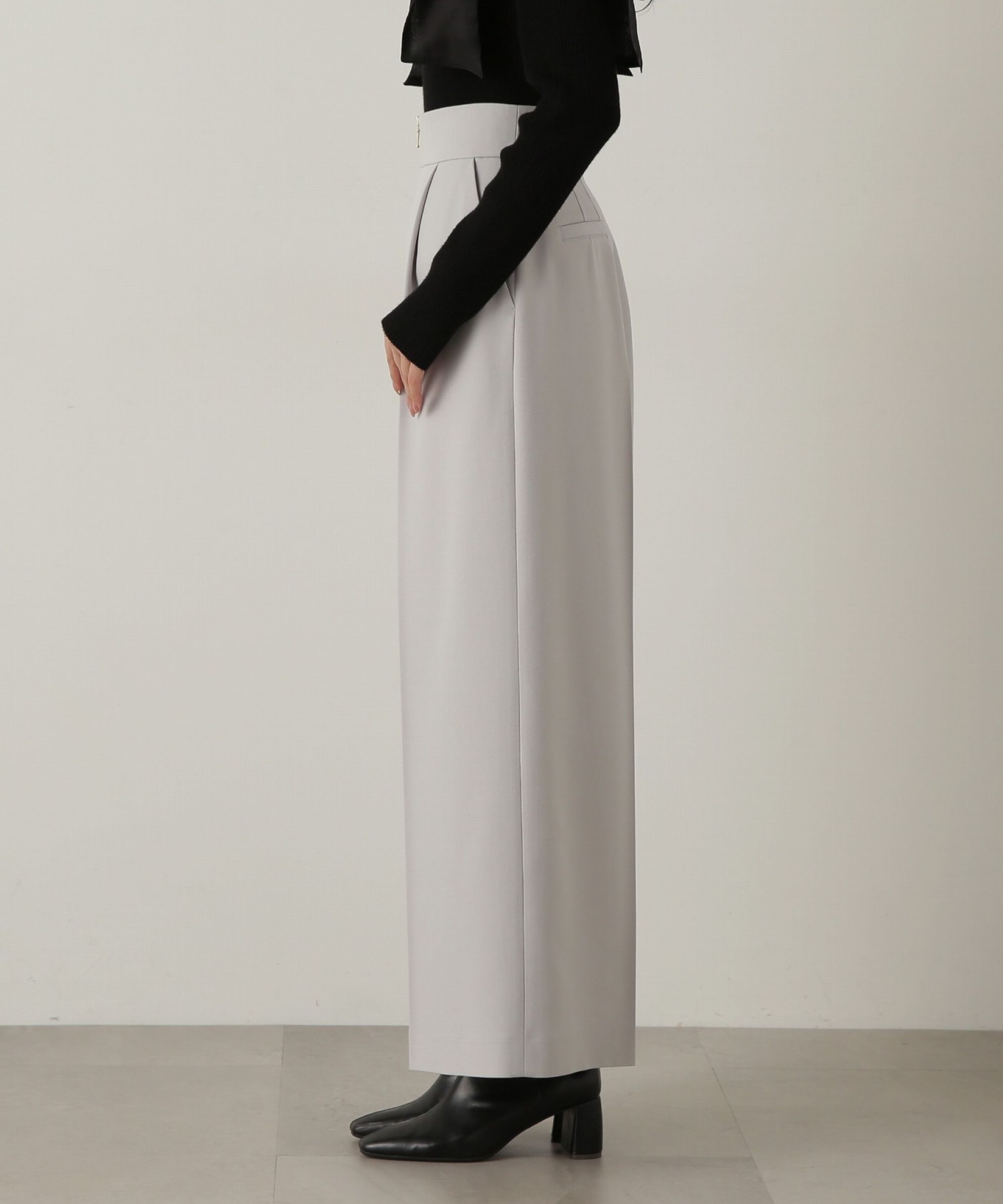 PROPORTION BODY DRESSING「フロントファスナーワイドパンツ」|その他|