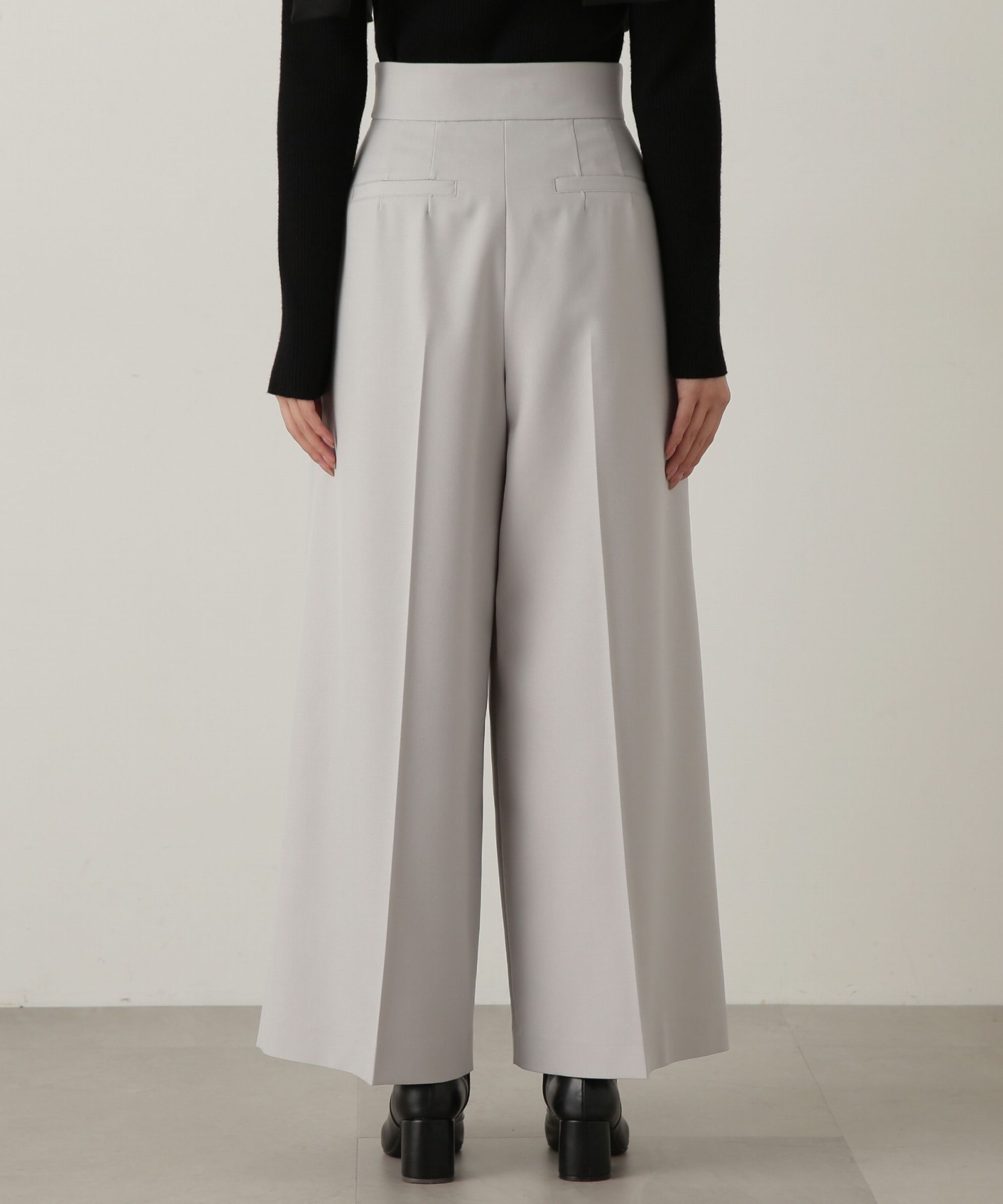 PROPORTION BODY DRESSING「フロントファスナーワイドパンツ」|その他|