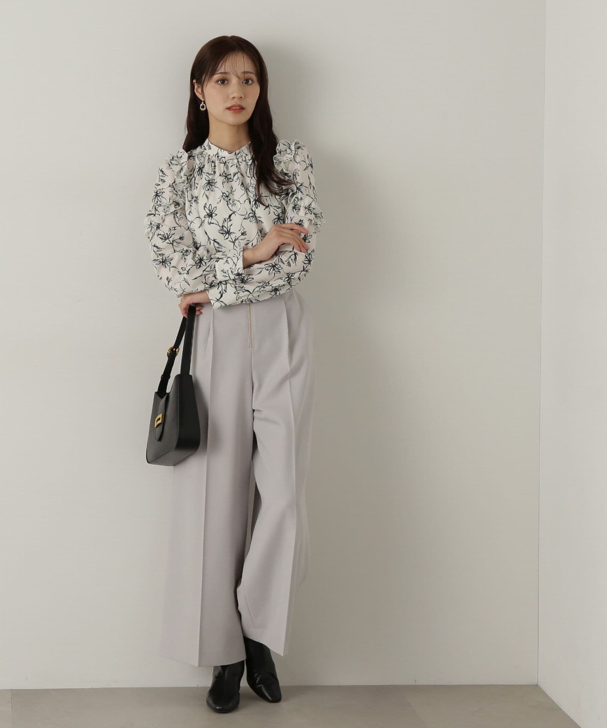 PROPORTION BODY DRESSING「フロントファスナーワイドパンツ」|その他|