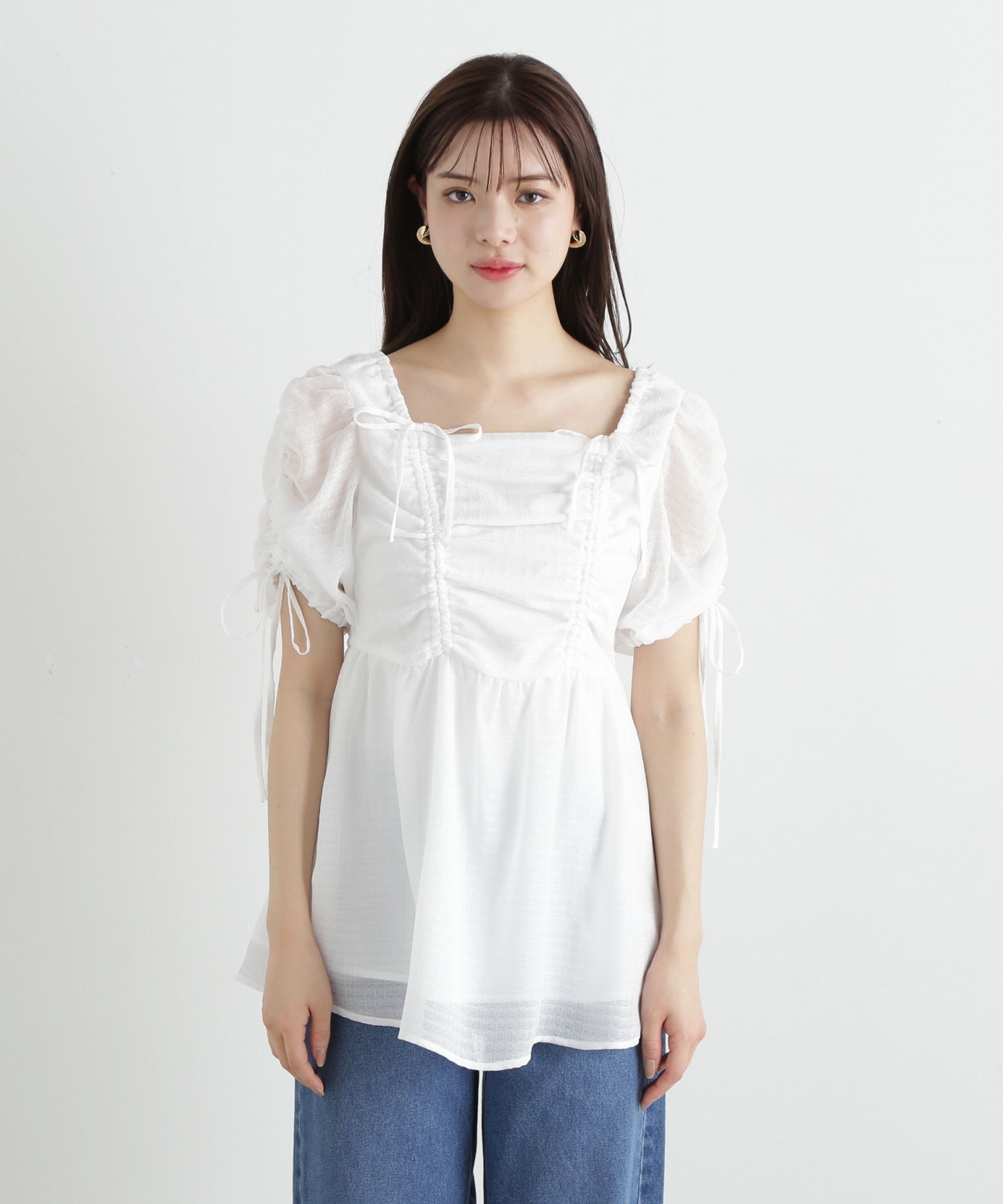 PROPORTION BODY DRESSING「リボンチュニック」|シャツ・ブラウス|