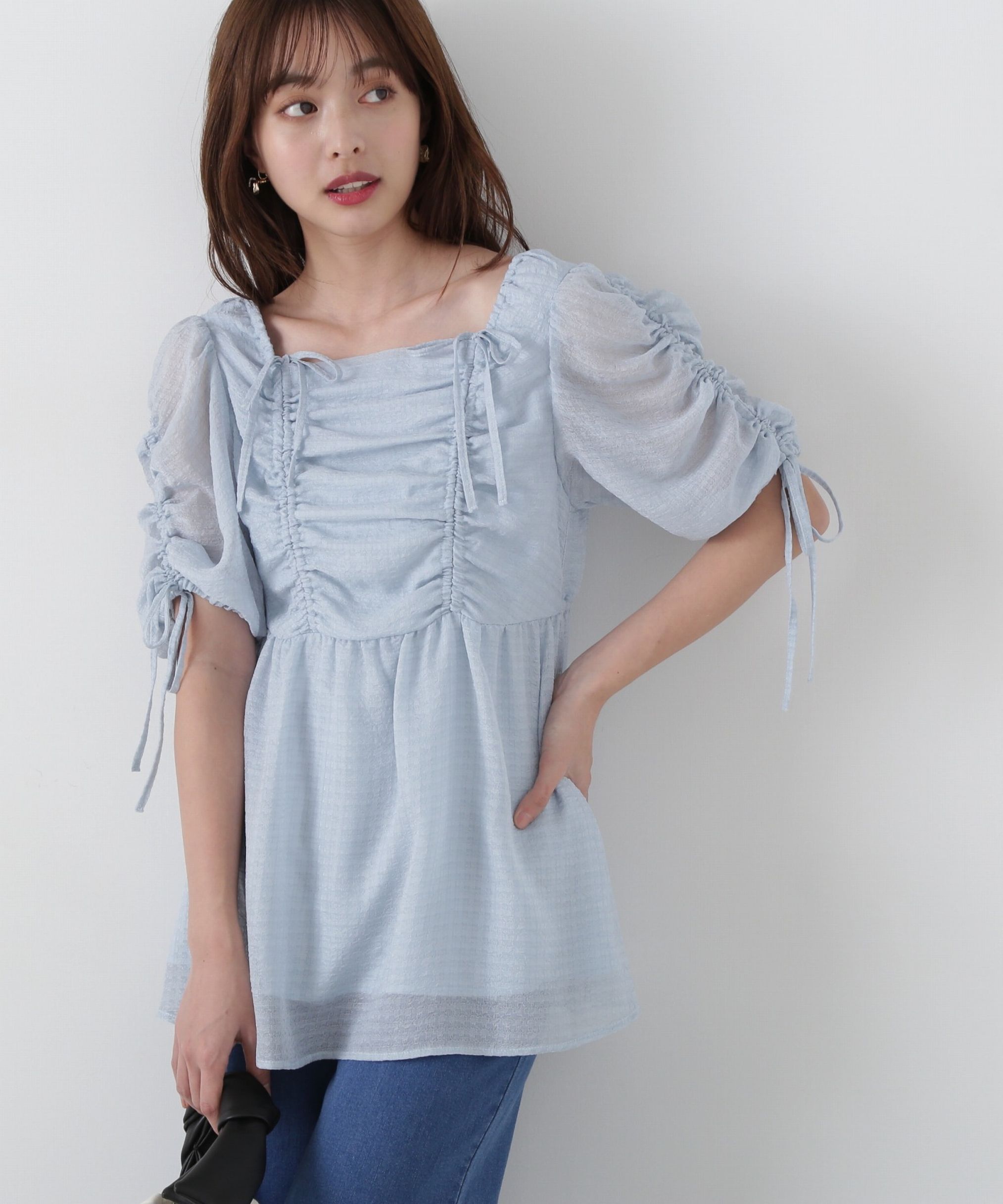 PROPORTION BODY DRESSING「リボンチュニック」|シャツ・ブラウス|