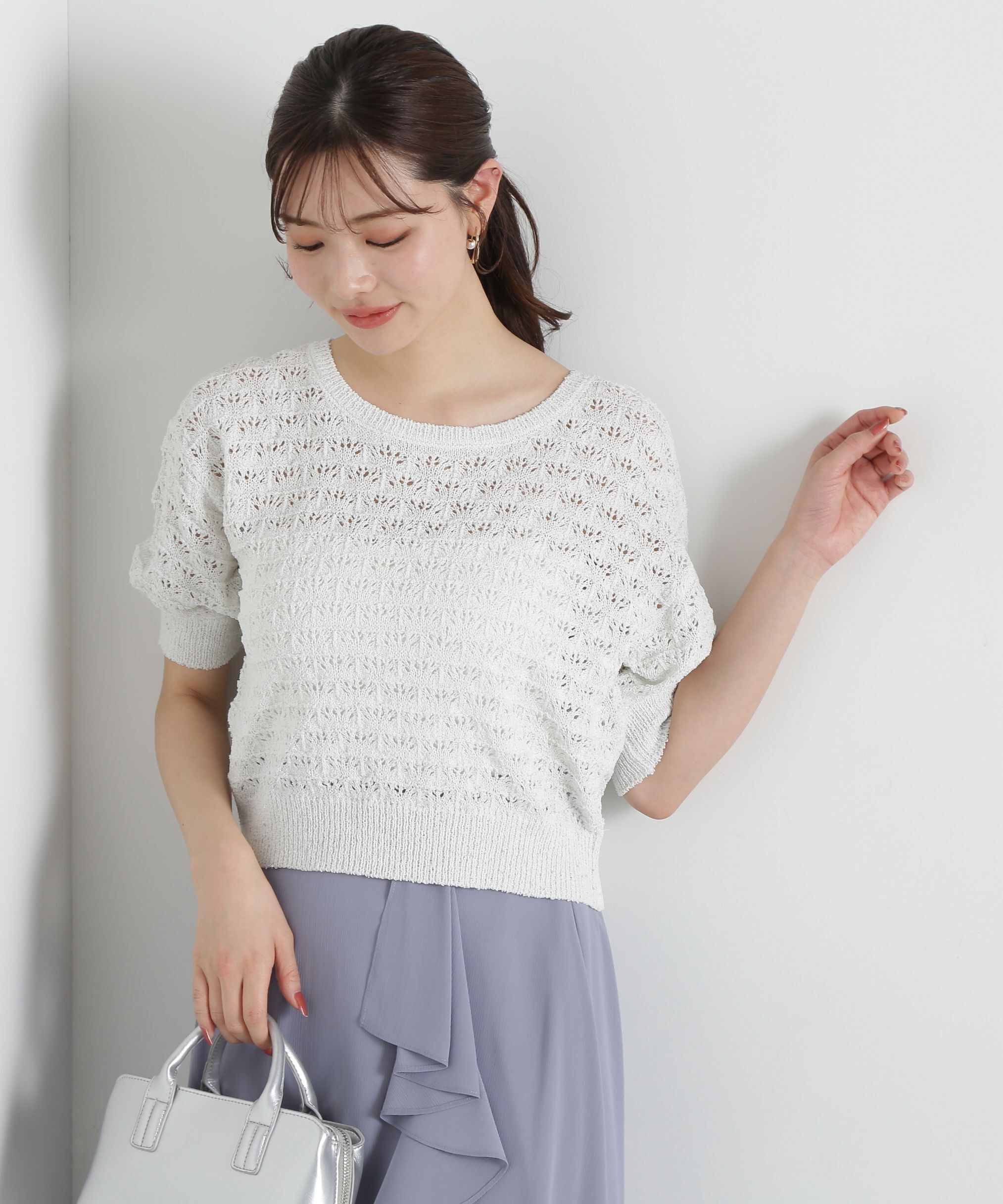 PROPORTION BODY DRESSING「スパンコールドルマンニット」|ニット・セーター|