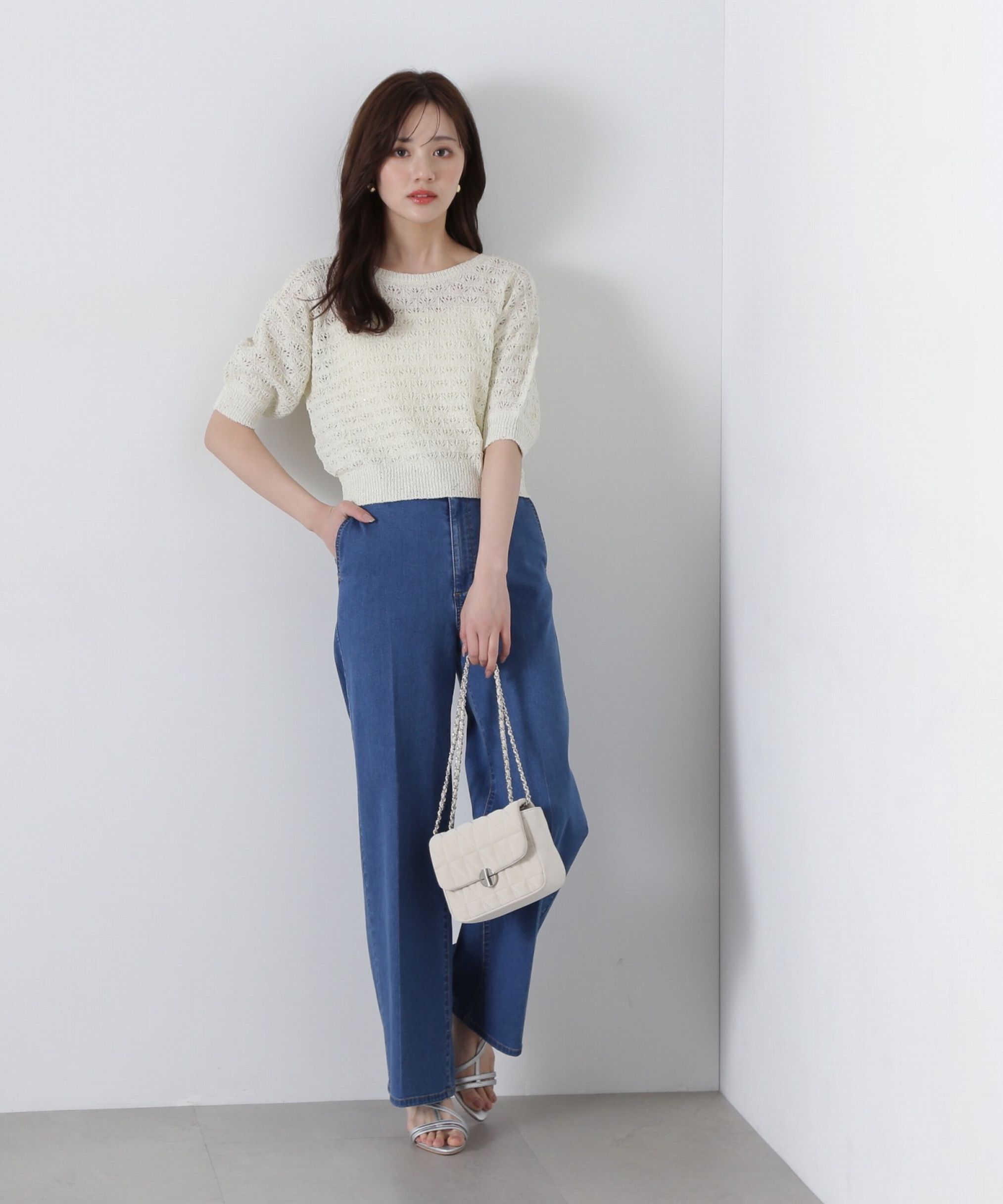 PROPORTION BODY DRESSING「スパンコールドルマンニット」|ニット・セーター|