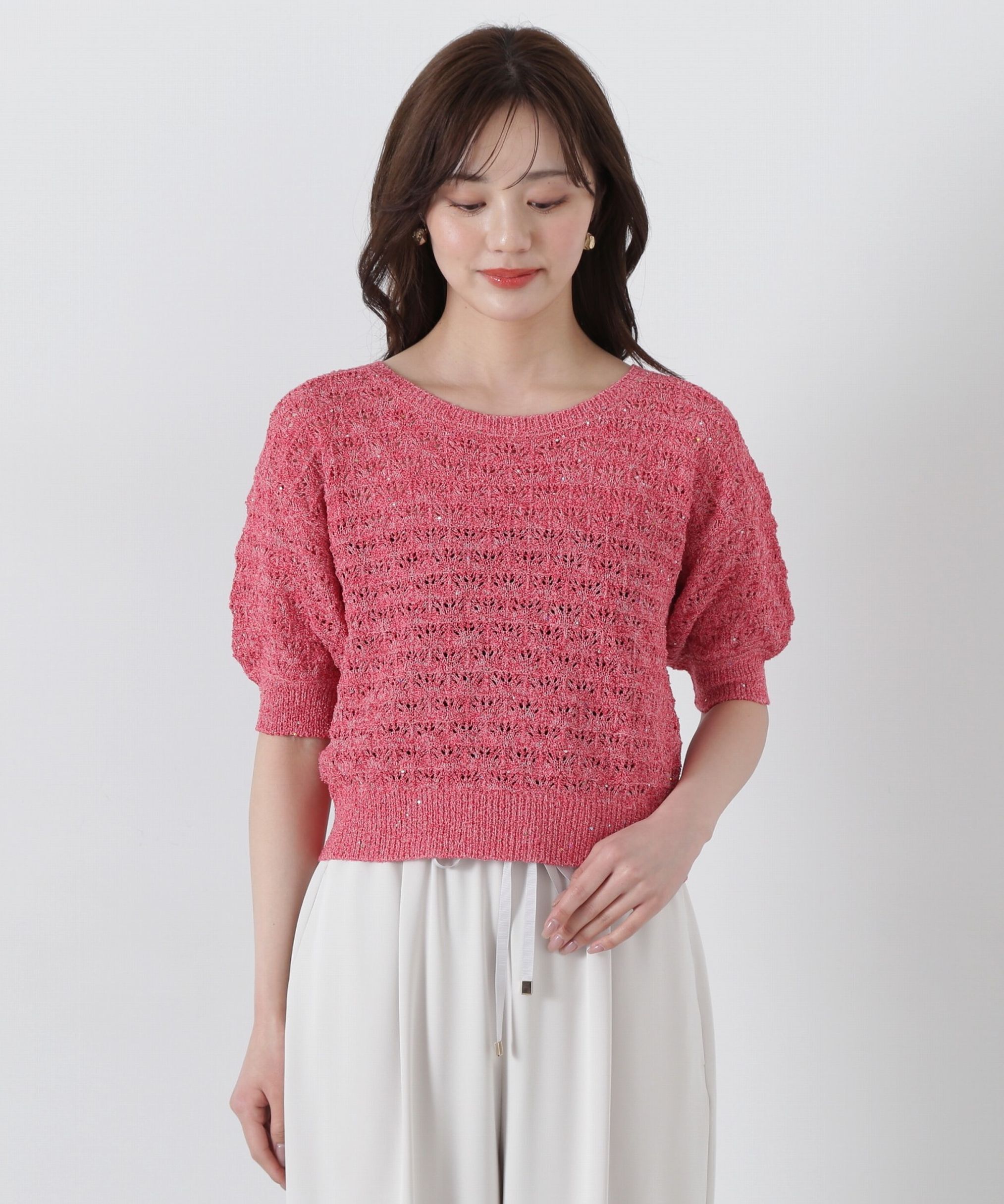 PROPORTION BODY DRESSING「スパンコールドルマンニット」|ニット・セーター|