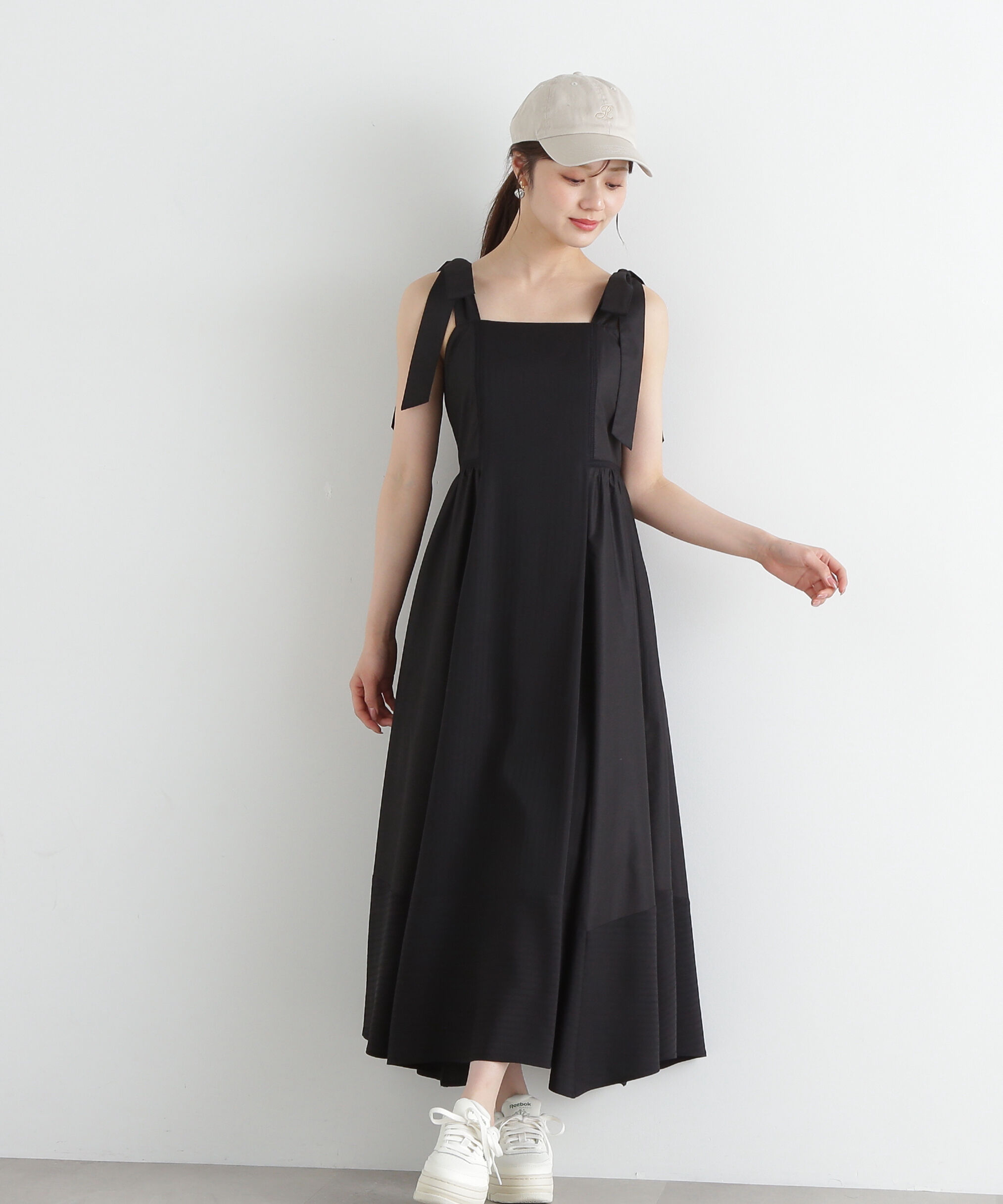 PROPORTION BODY DRESSING「ハンカチーフワンピース」|ワンピース|ブラック