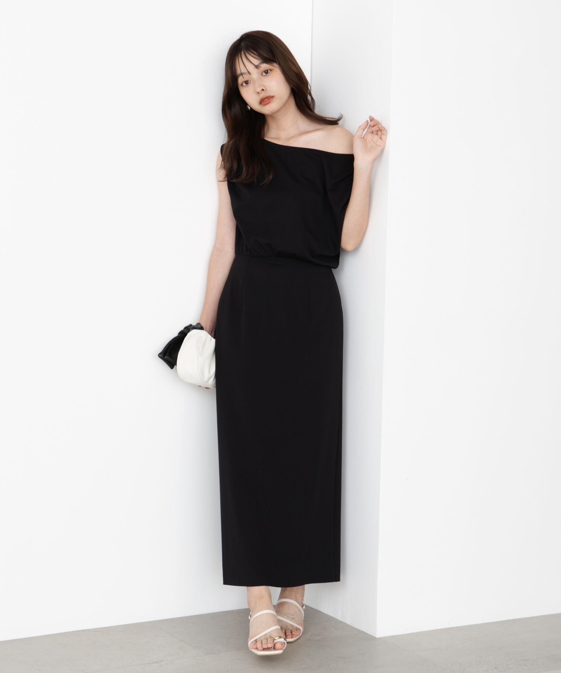 PROPORTION BODY DRESSING「アシメカットワンピース」|ワンピース|