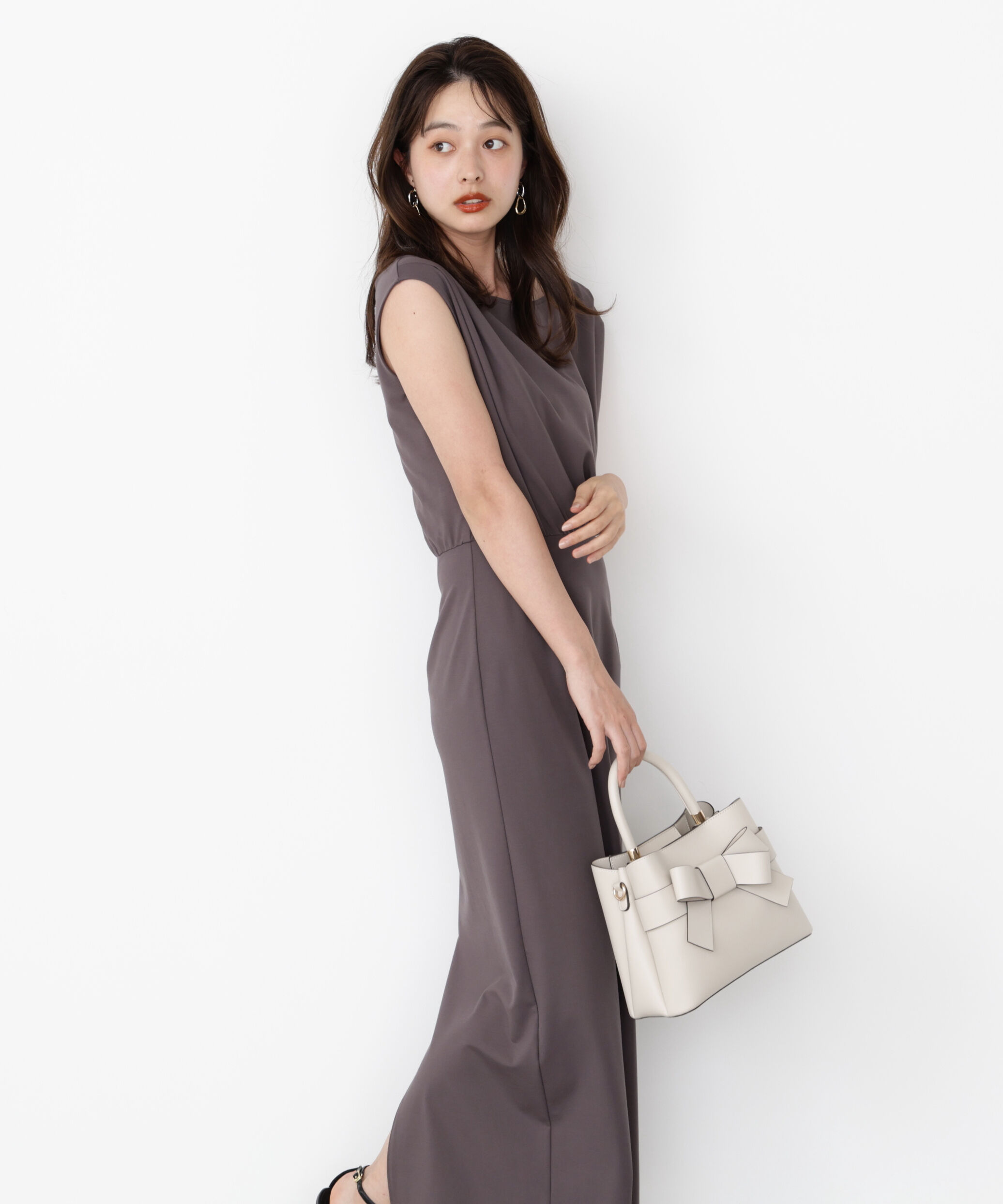 PROPORTION BODY DRESSING「アシメカットワンピース」|ワンピース|