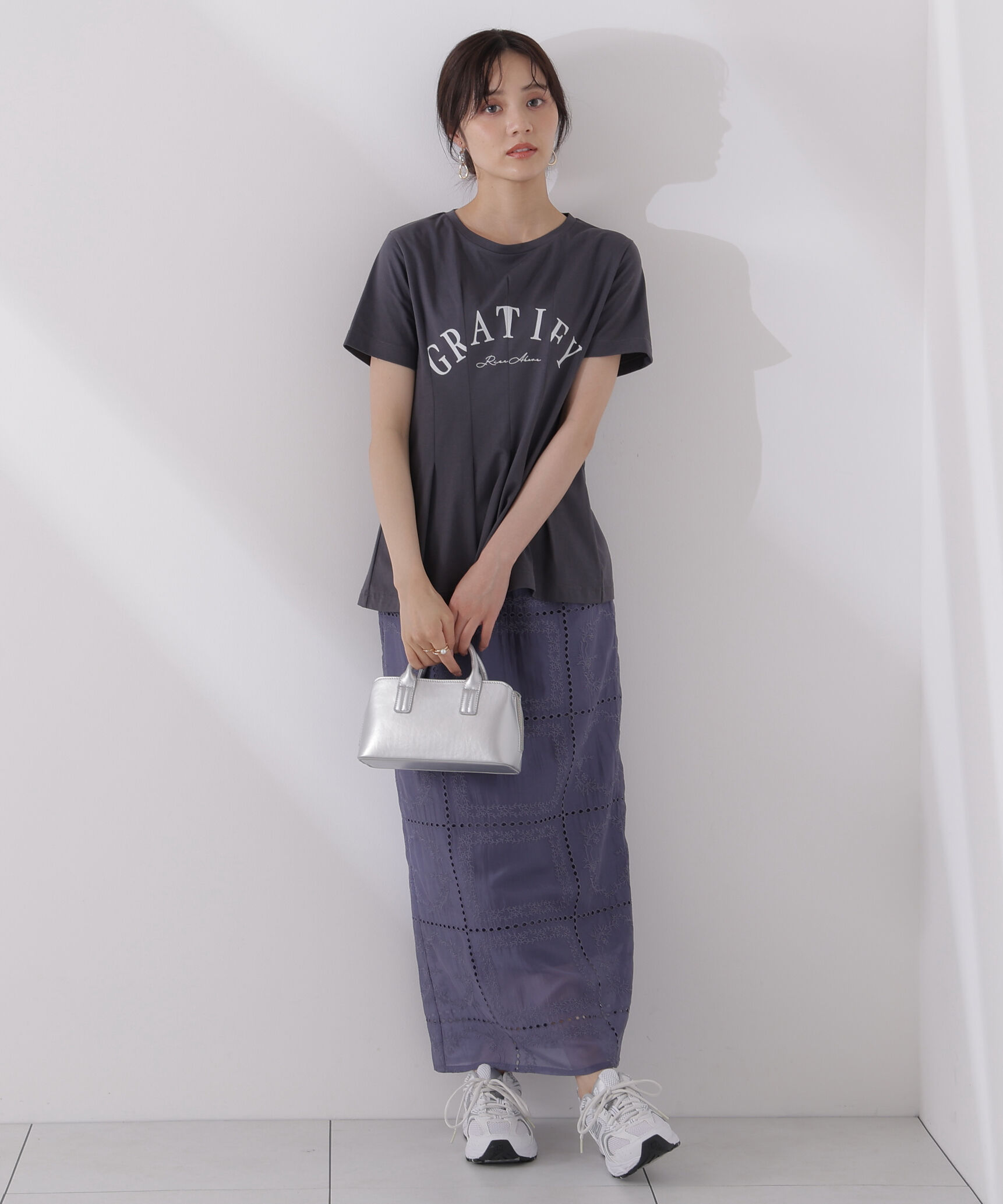 PROPORTION BODY DRESSING「シアーパネルレーススカート」|スカート|