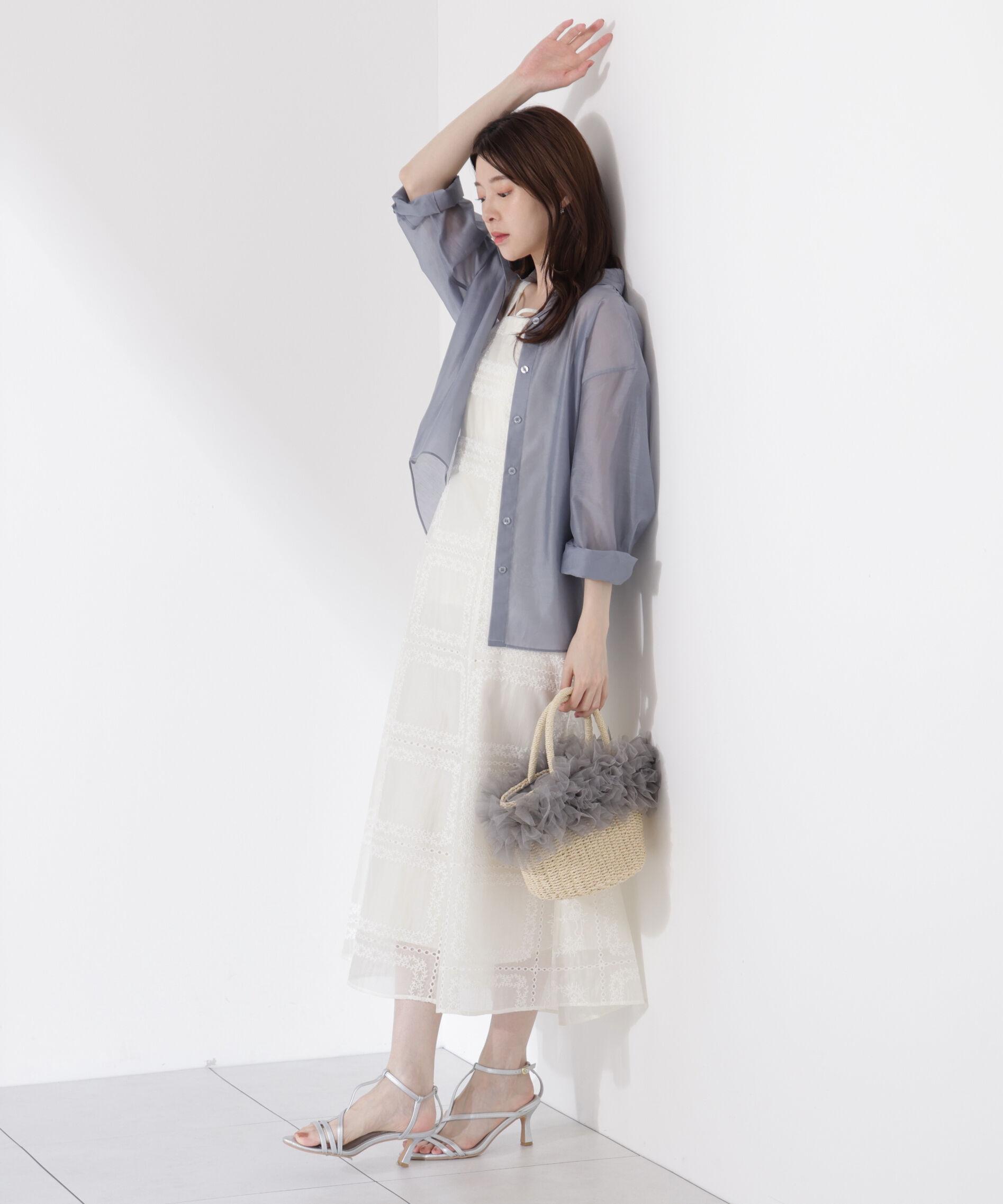 PROPORTION BODY DRESSING「シアーパネルレースワンピース」|ワンピース|