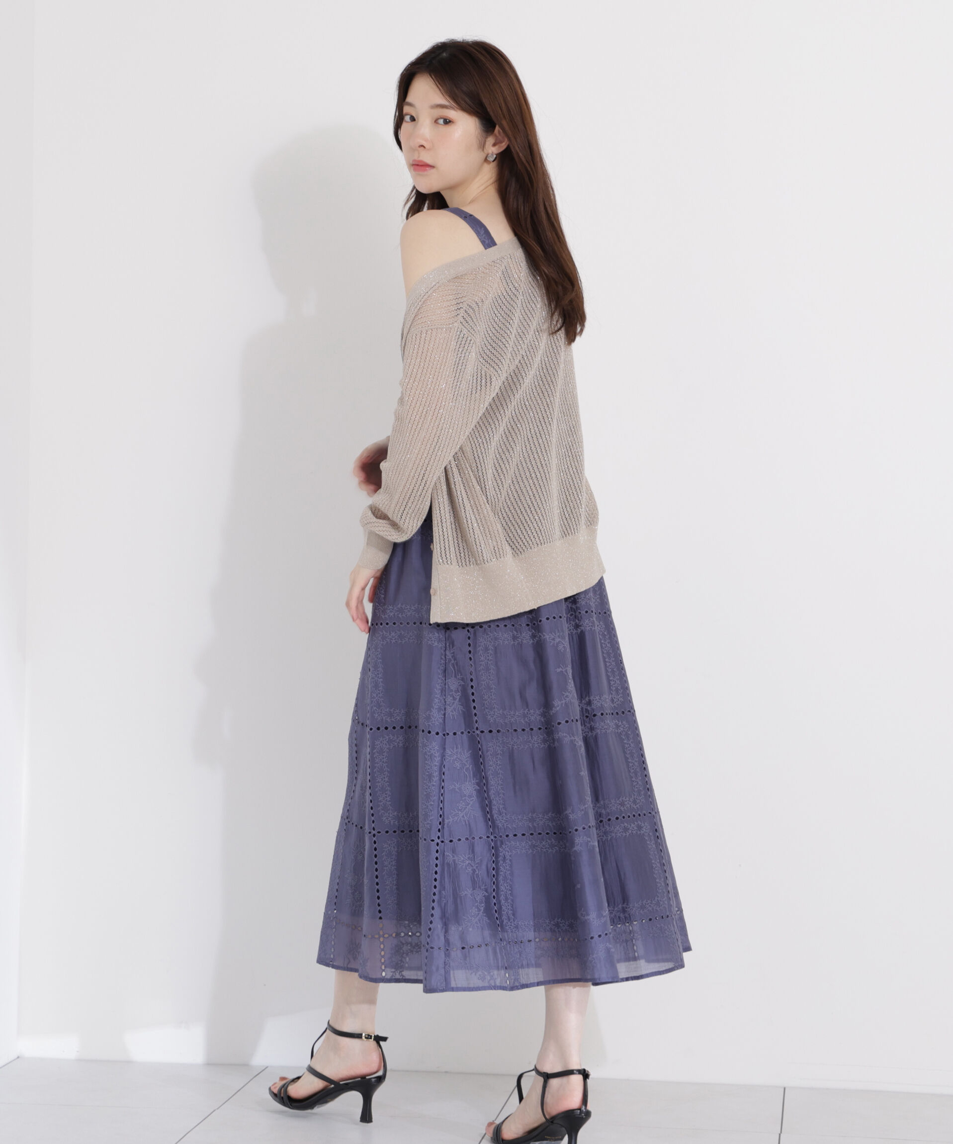 PROPORTION BODY DRESSING「シアーパネルレースワンピース」|ワンピース|