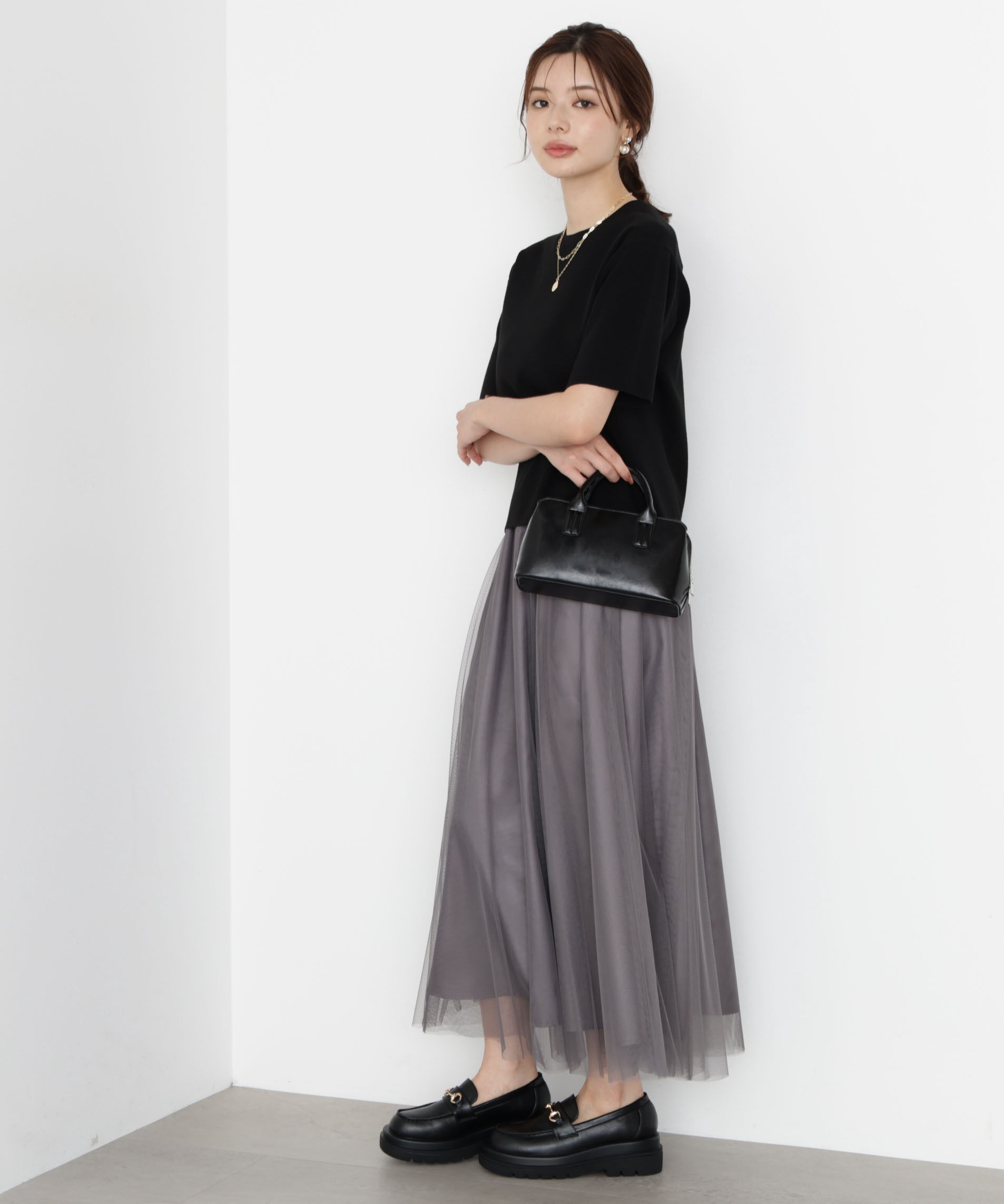 PROPORTION BODY DRESSING「チュールギャザースカート」|スカート|