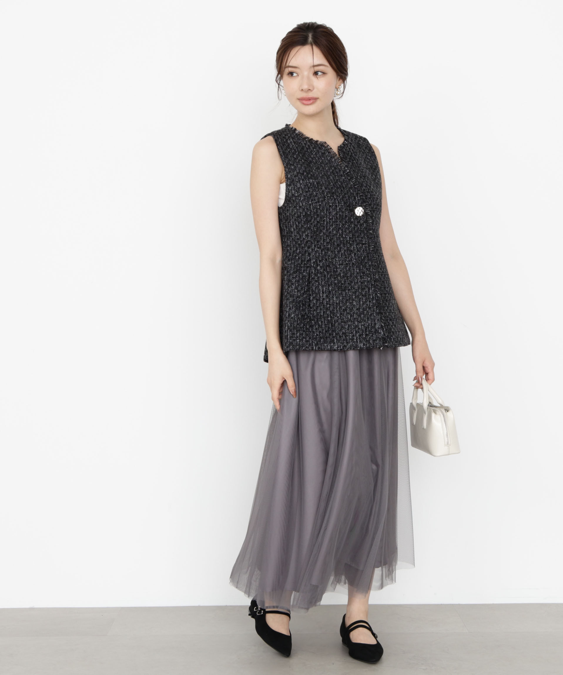 PROPORTION BODY DRESSING「チュールギャザースカート」|スカート|