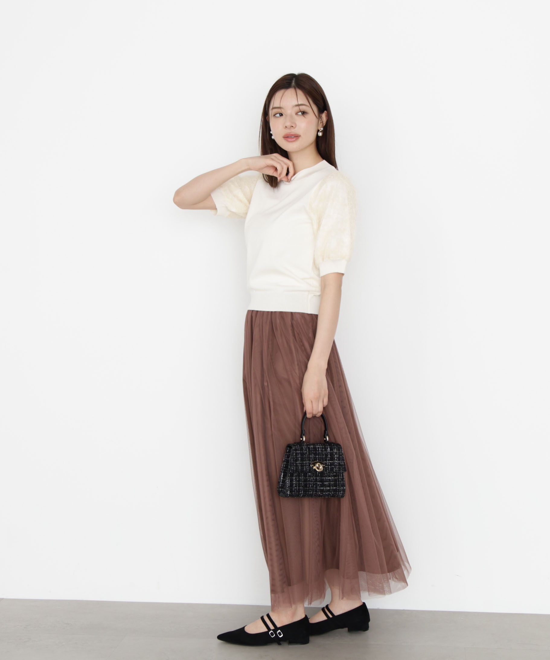 PROPORTION BODY DRESSING「チュールギャザースカート」|スカート|