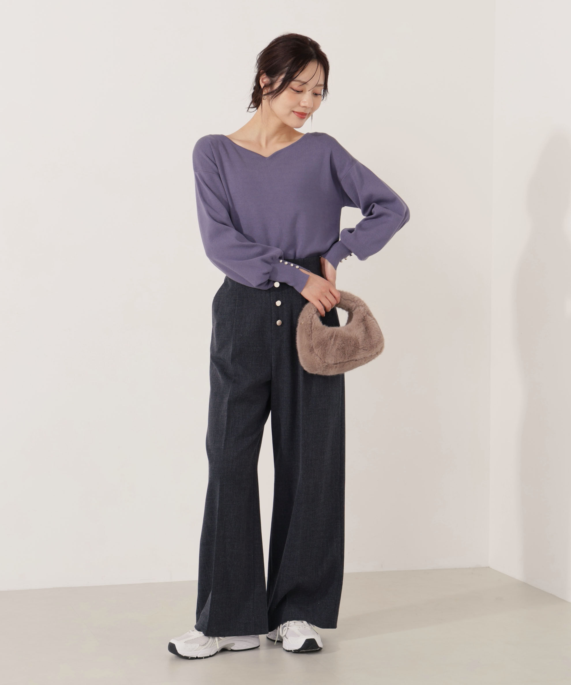 PROPORTION BODY DRESSING「＜ハンドウォッシャブル＞ハートカット総針ニット 25AW」|ニット・セーター|