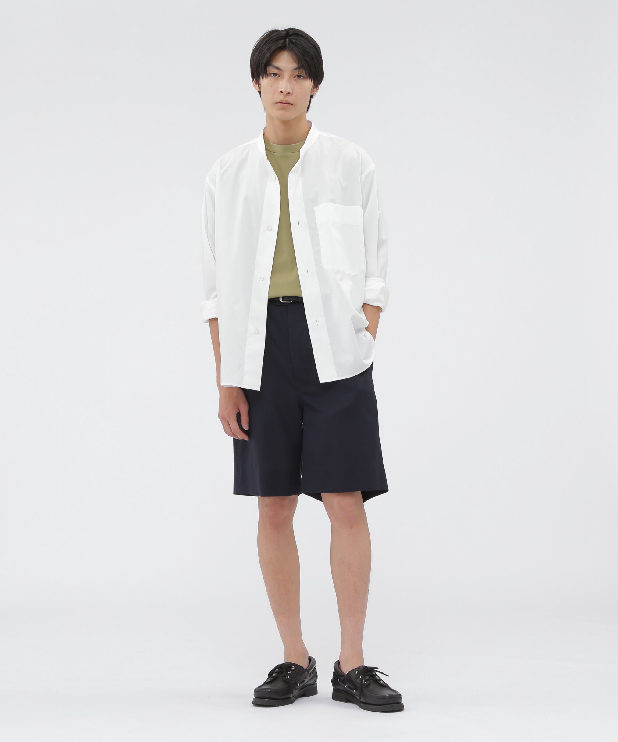 MARGARET HOWELL「FINE COMPACT COTTON JERSEY」|Tシャツ・カットソー|