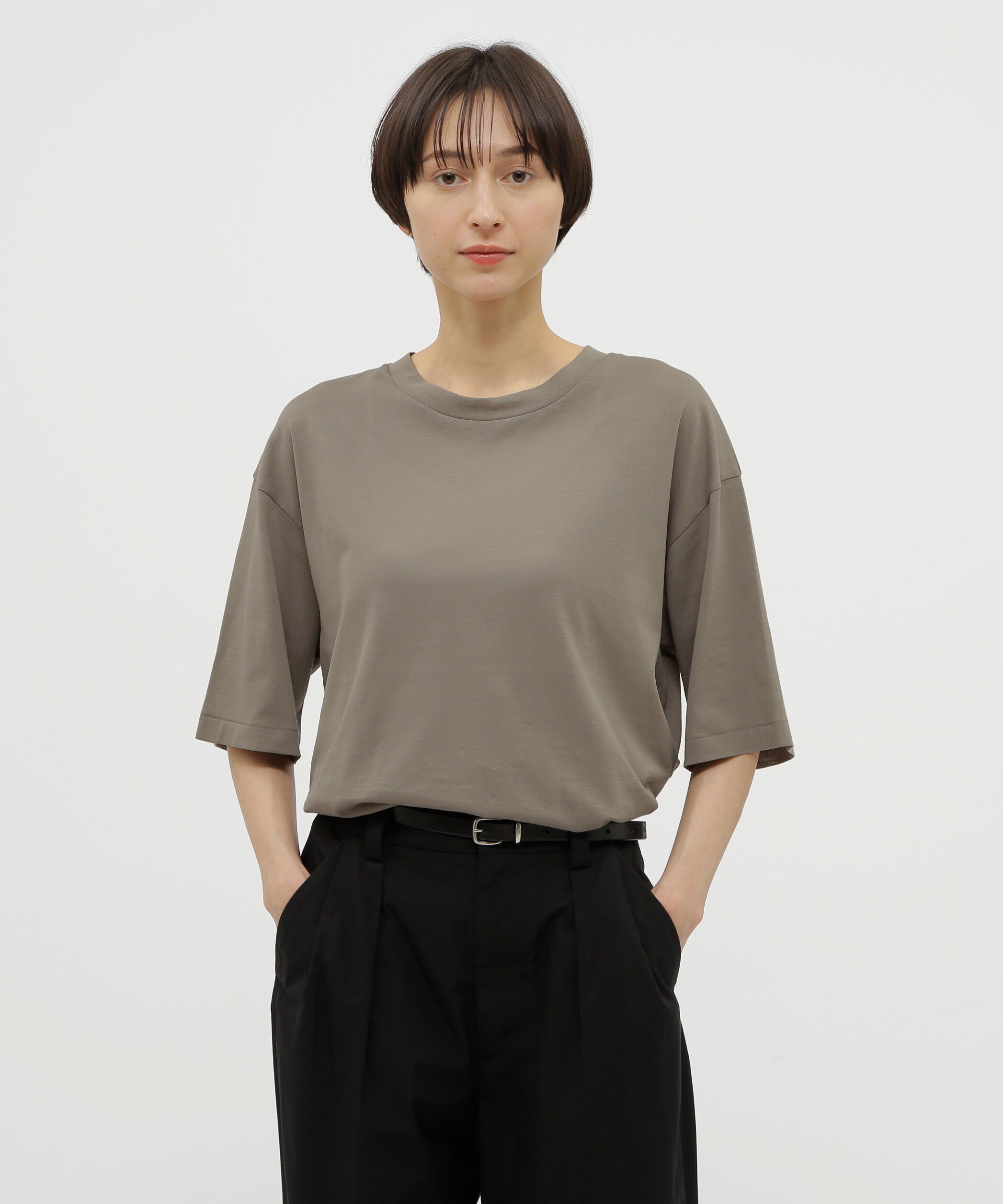  「SHEER COTTON JERSEY TOP」|Tシャツ・カットソー|MOCHA3