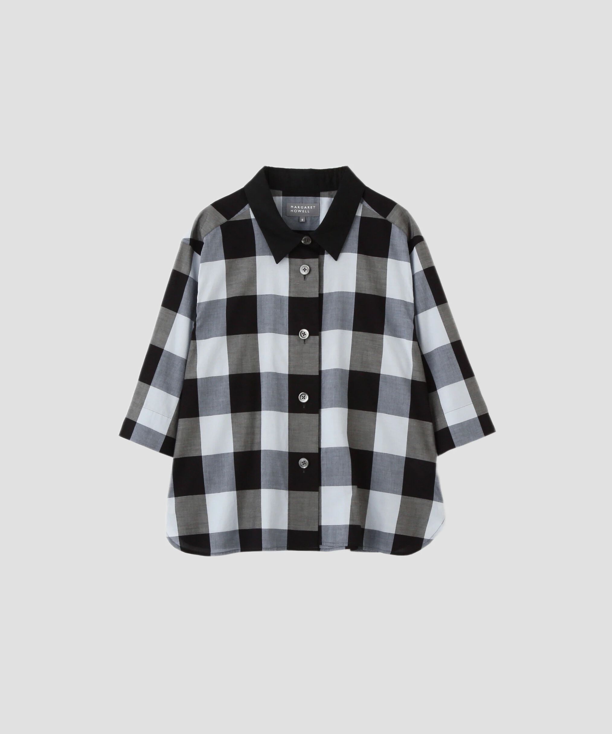  「COTTON GINGHAM CHECK SHIRT」|シャツ・ブラウス|