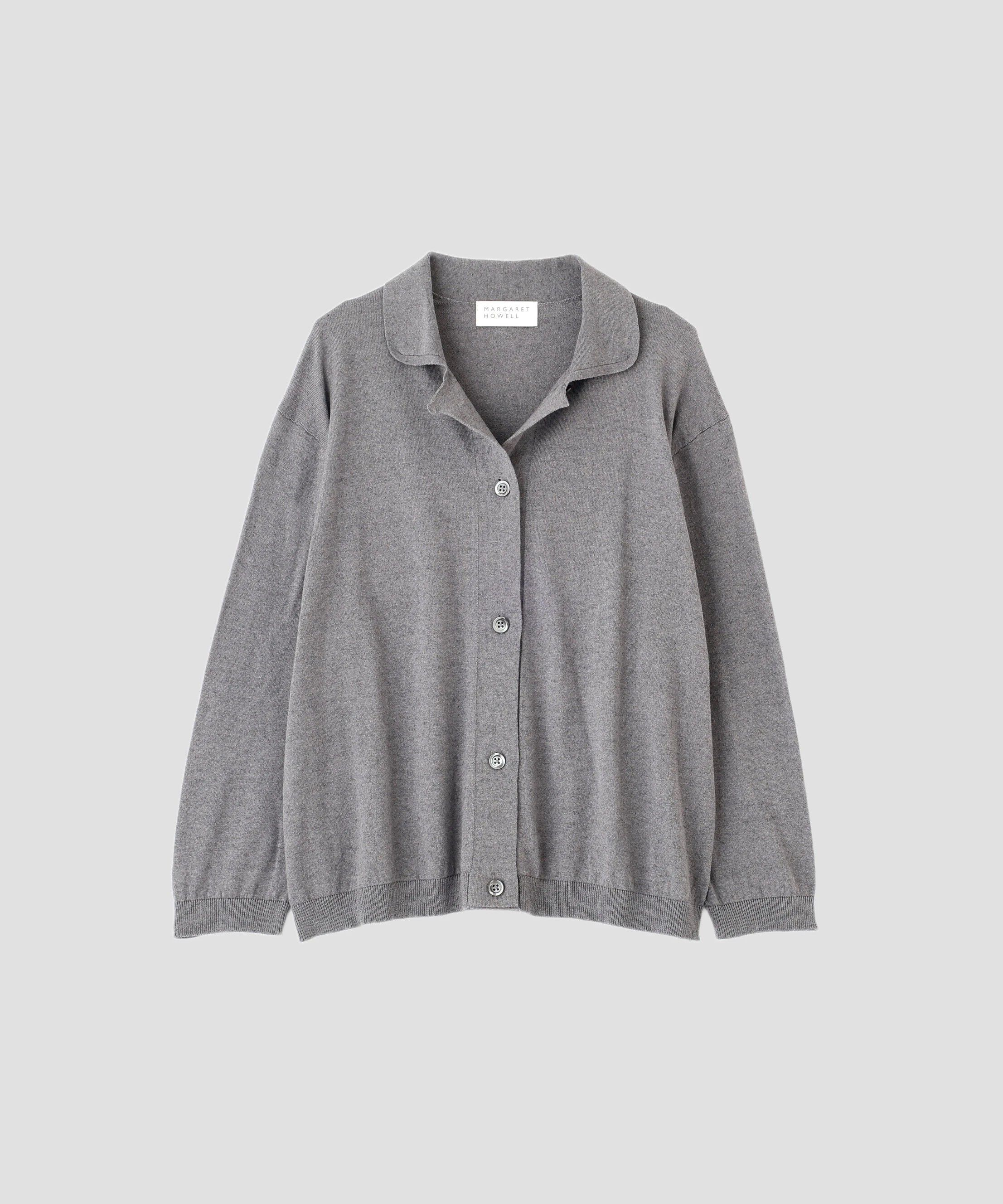 MARGARET HOWELL HOUSEHOLDGOODS「COTTON CASHMERE KNITWEAR」|カーディガン|