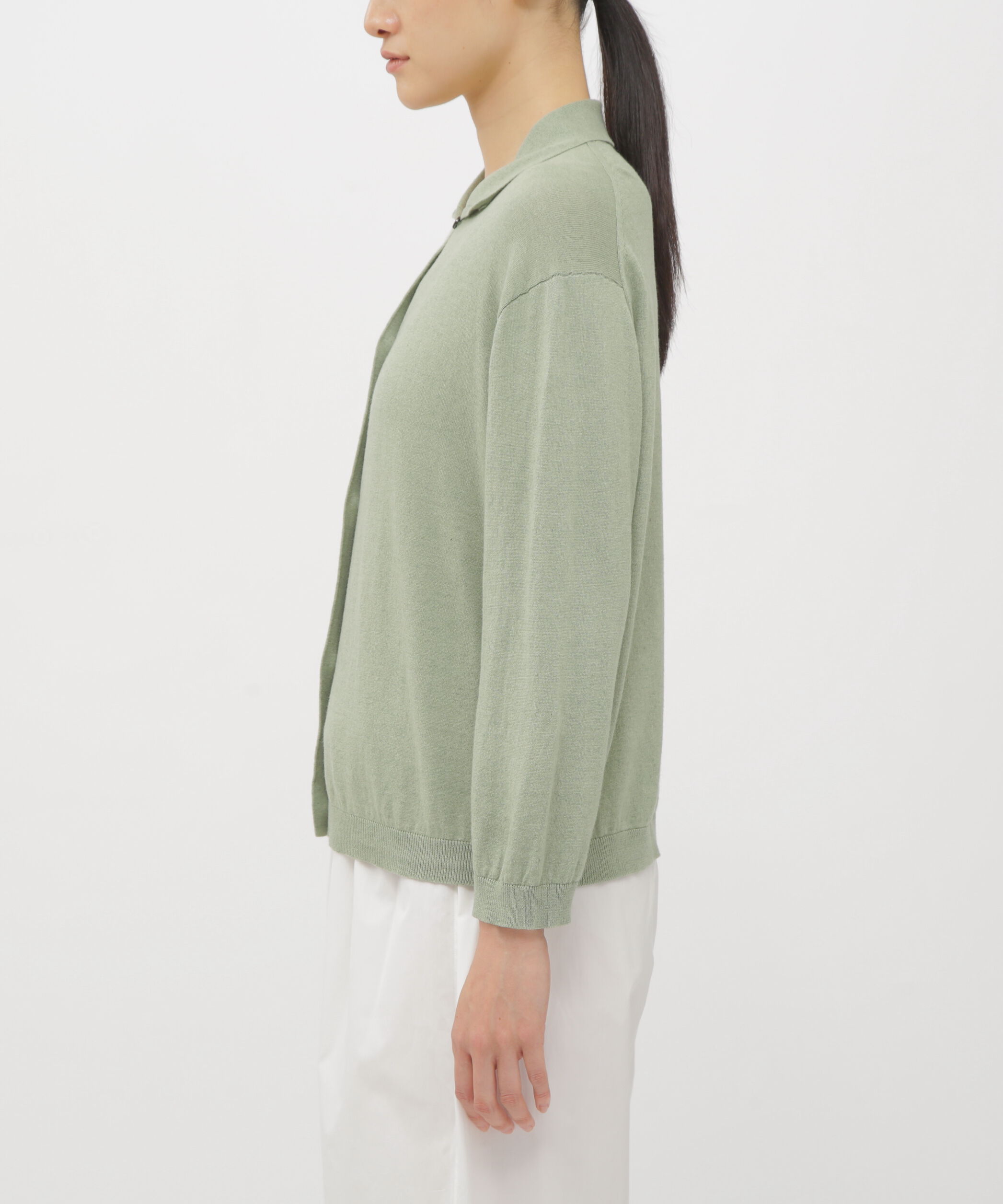 MARGARET HOWELL HOUSEHOLDGOODS「COTTON CASHMERE KNITWEAR」|カーディガン|