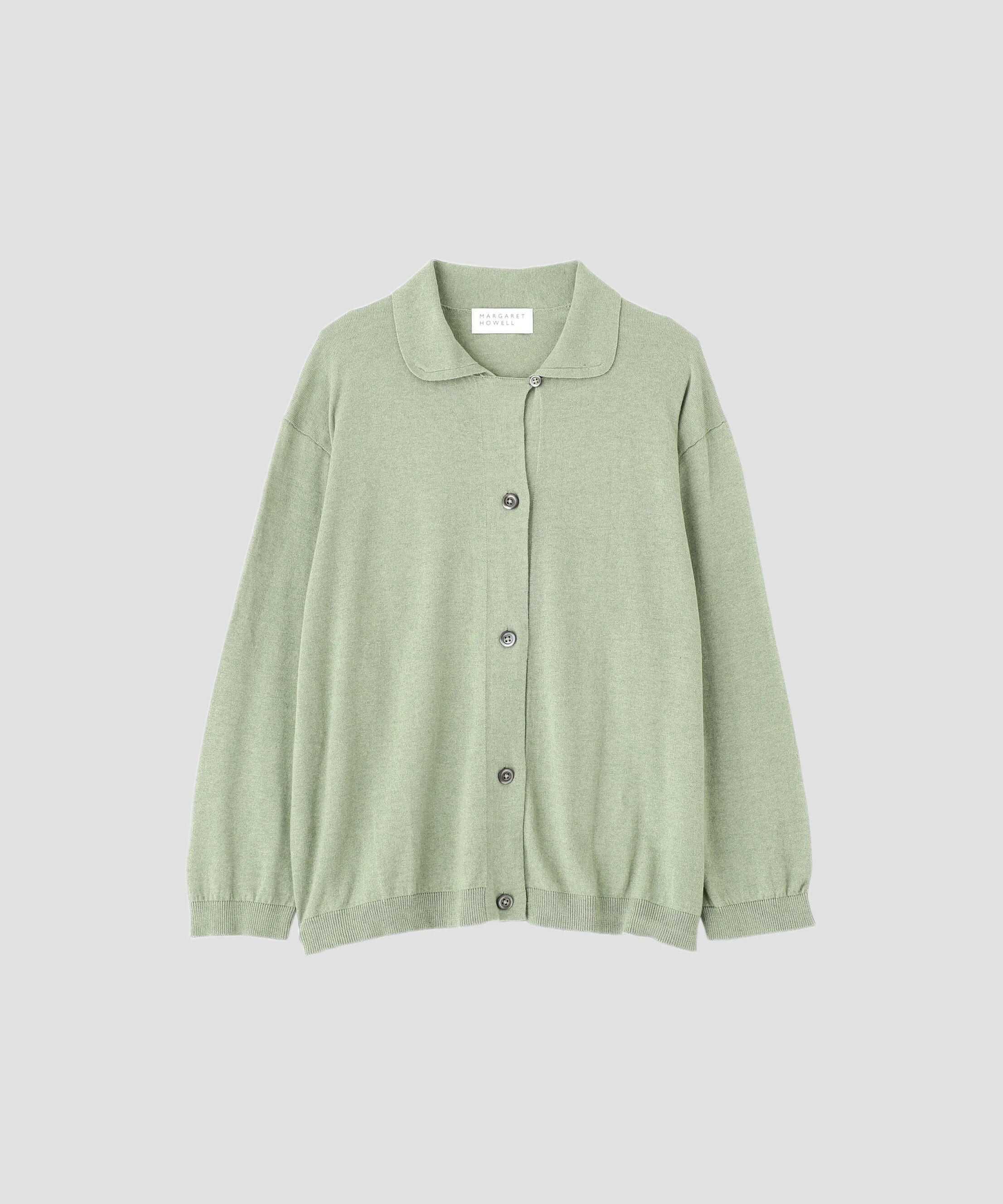 MARGARET HOWELL HOUSEHOLDGOODS「COTTON CASHMERE KNITWEAR」|カーディガン|