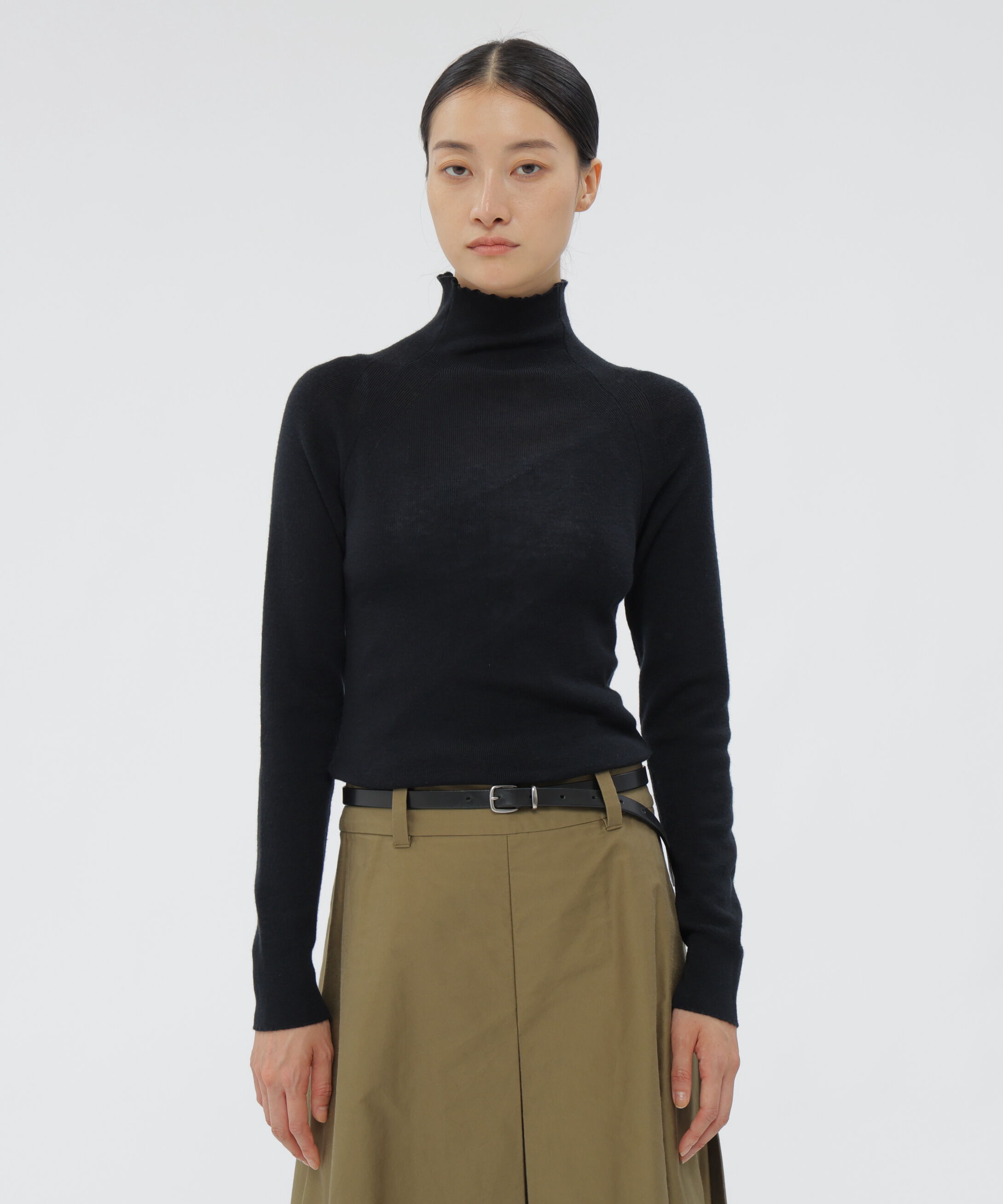  「CLASSIC MERINO KNITWEAR」|ニット・セーター|BLACK