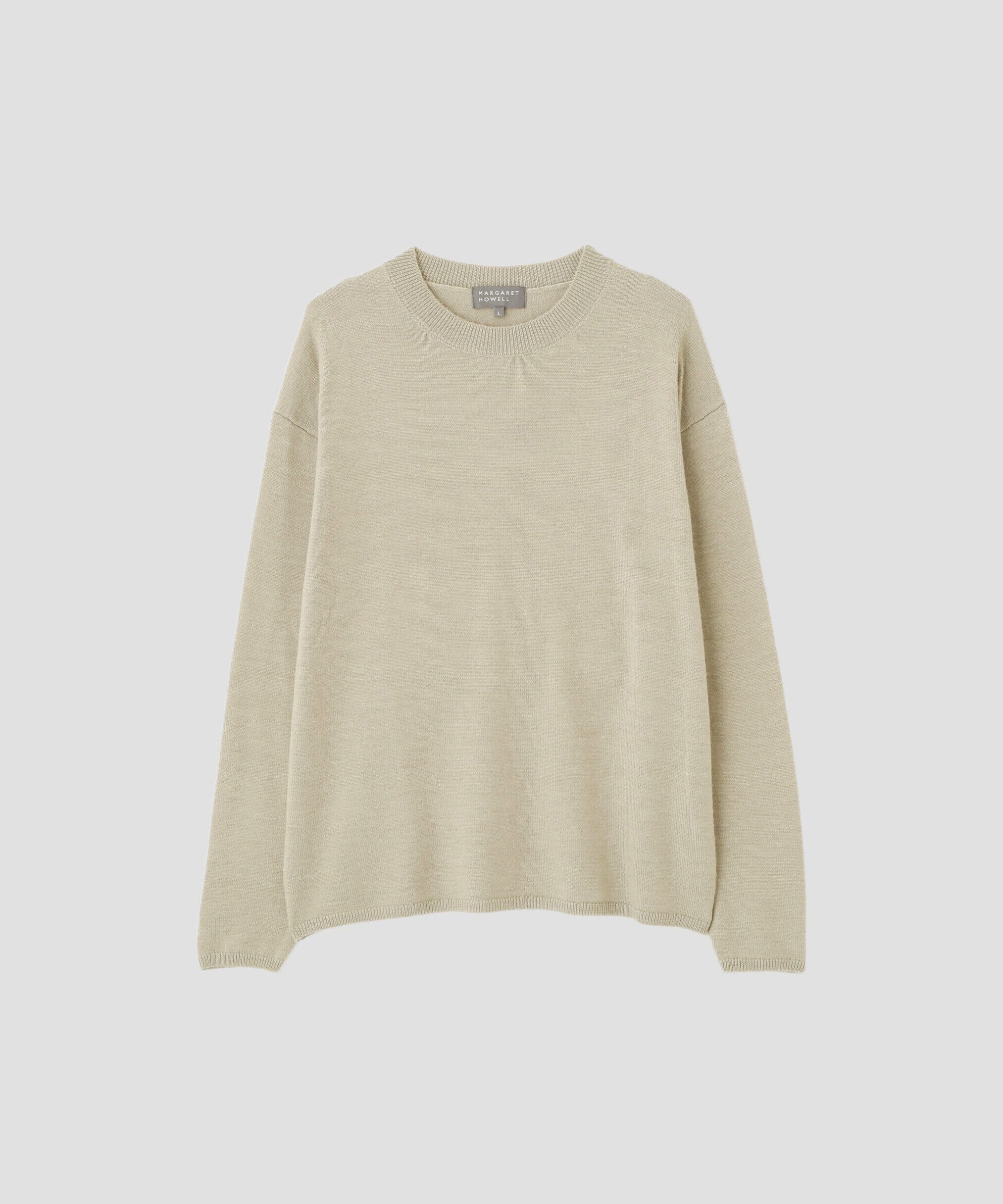 MARGARET HOWELL「WASHABLE WOOL SILK KNITWEAR」|ニット・セーター|
