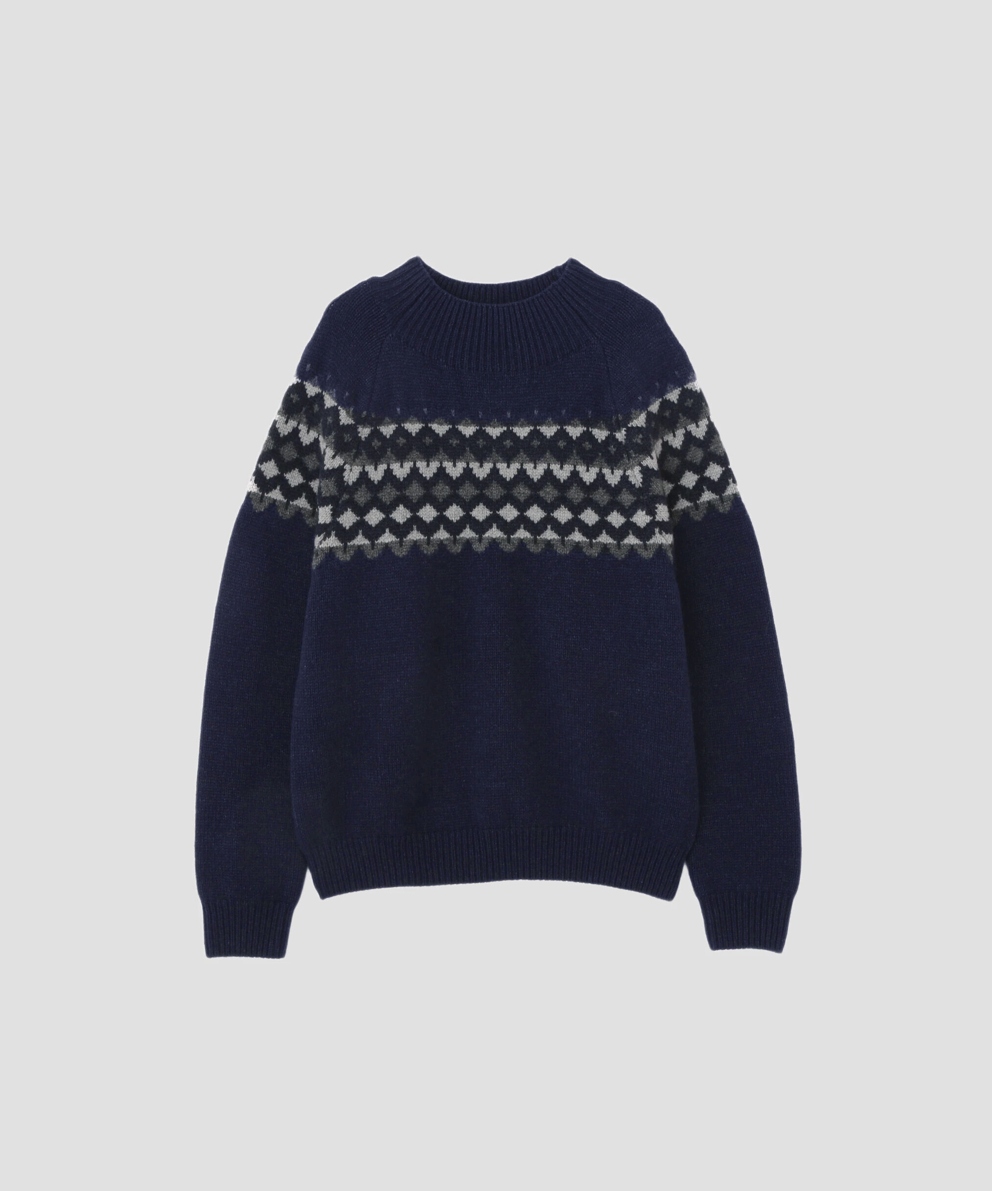  「WOOL CASHMERE SILK FAIRISLE KNITWEAR」|ニット・セーター|