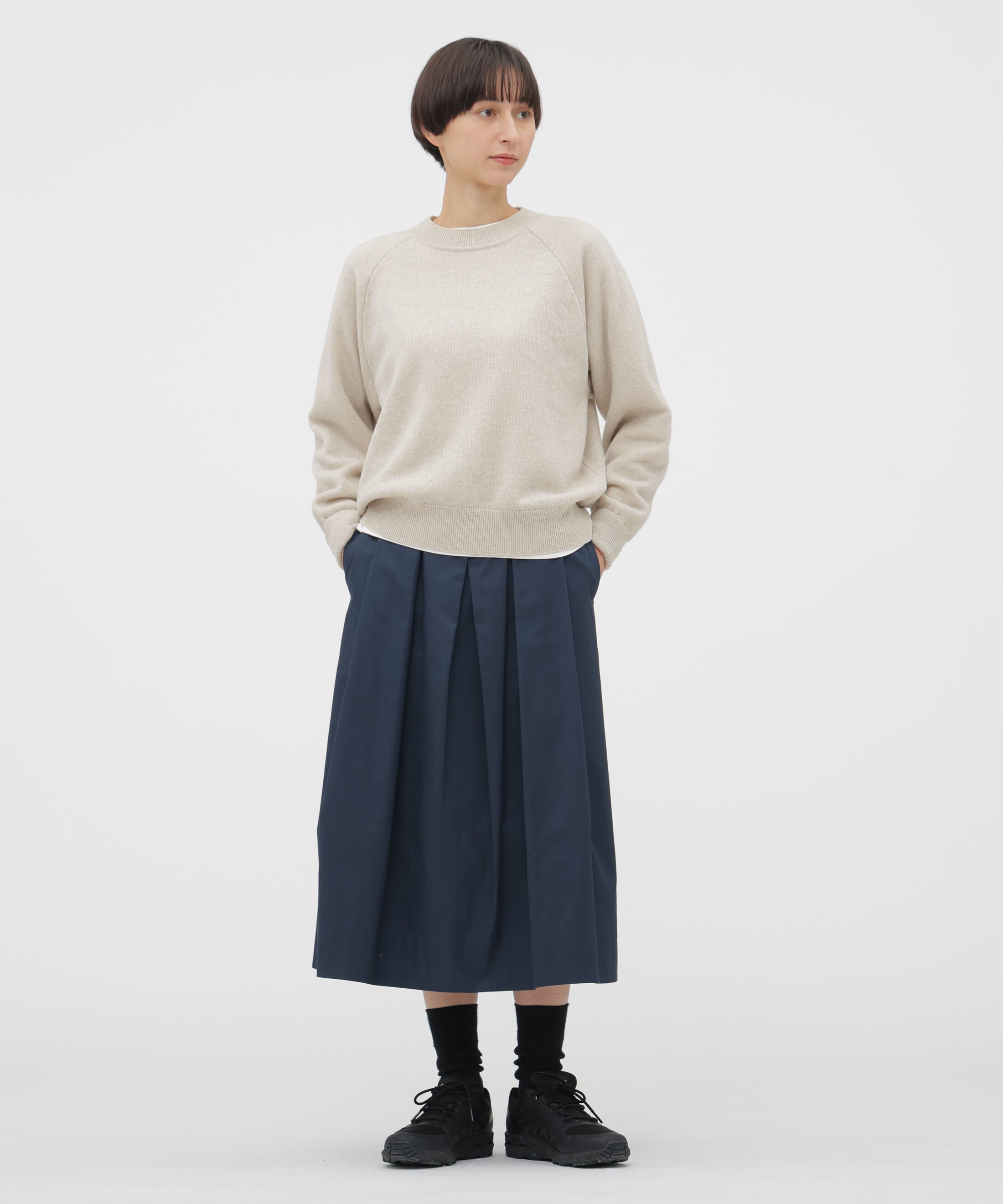  「FINE WOOL LOOPBACK KNITWEAR」|ニット・セーター|